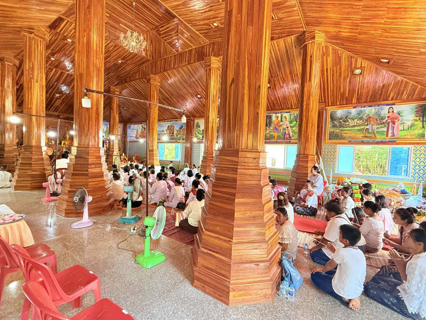 ภาพร่วมพิธีกรรมวัดดอนเข็มเหนือ