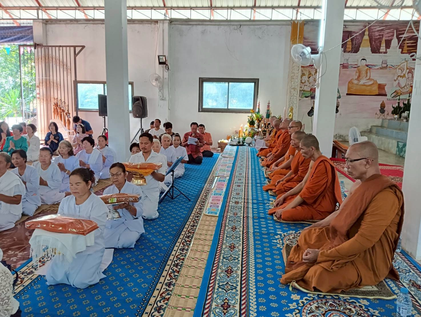 ภาพร่วมพิธีกรรมวัดคีรีวรรณบรรพต