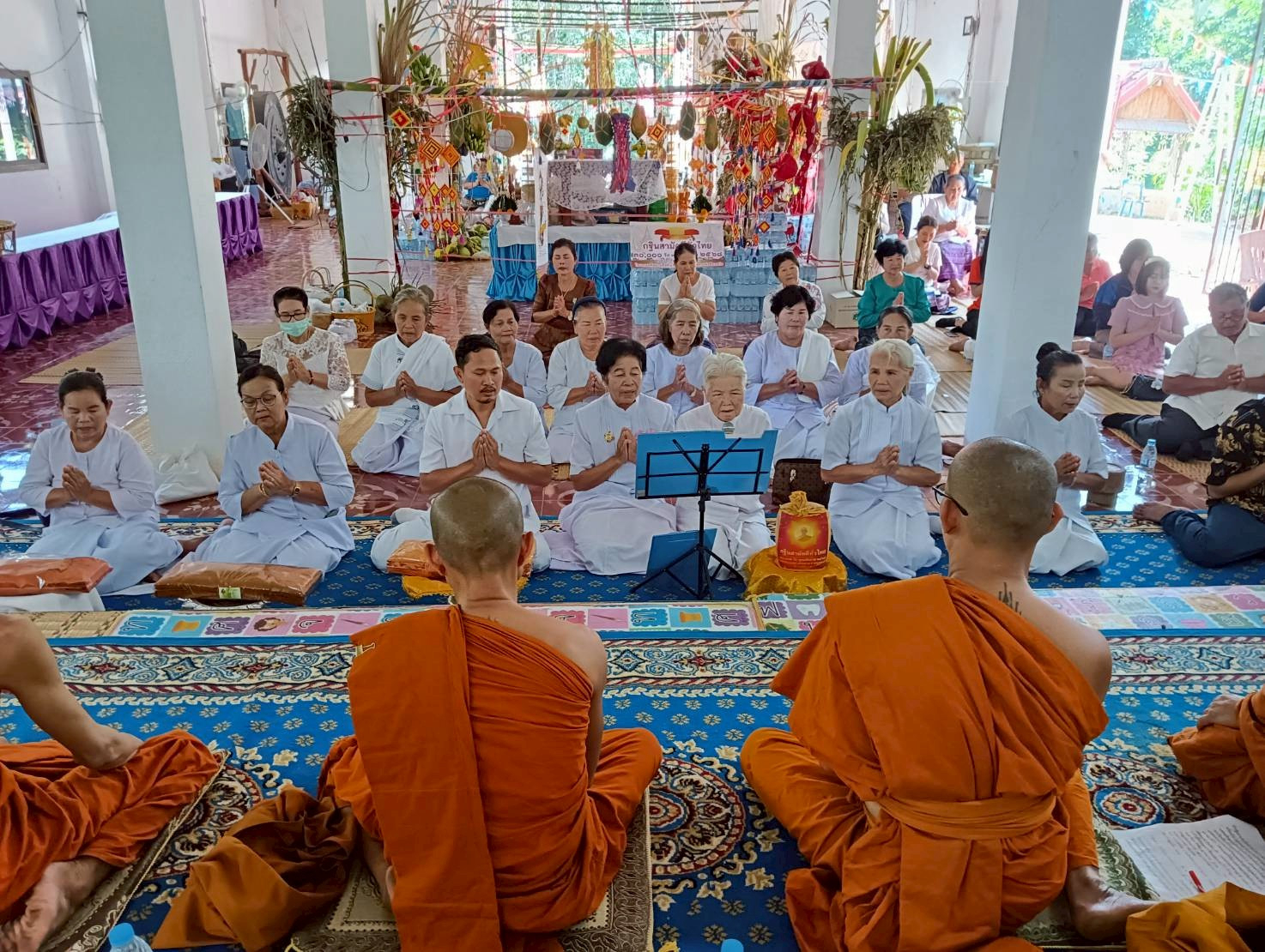 ภาพร่วมพิธีกรรมวัดคีรีวรรณบรรพต