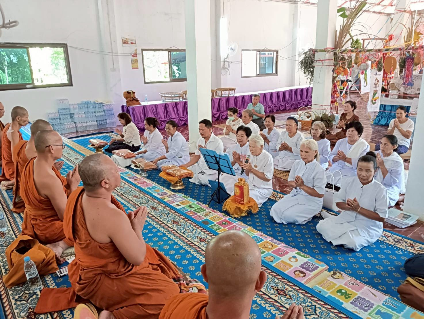 ภาพร่วมพิธีกรรมวัดคีรีวรรณบรรพต