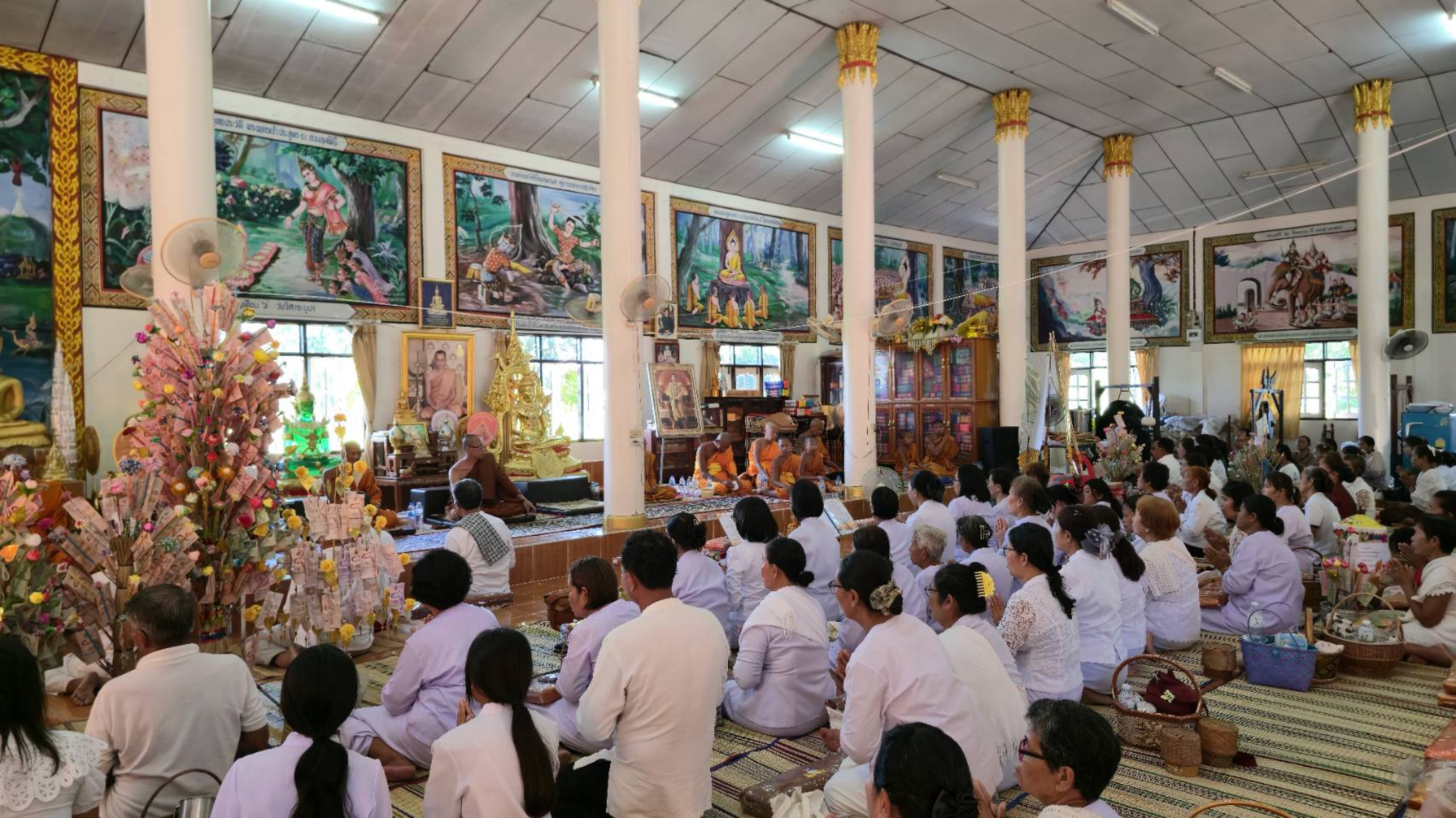 ภาพร่วมพิธีกรรมวัดศรีบุญเรือง