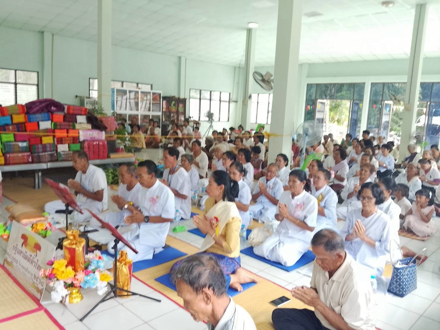 ภาพร่วมพิธีกรรมวัดป่าภูเซิมสามัคคีธรรม