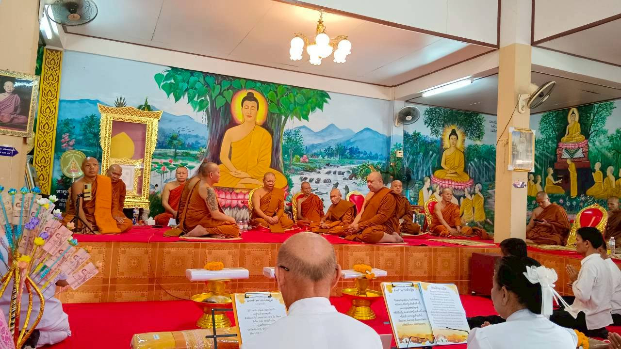 ภาพร่วมพิธีกรรมวัดโพธิ์ชัยศิริมงคล