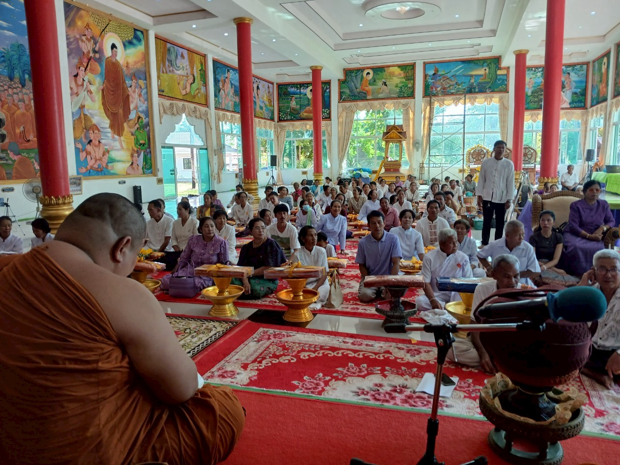 ภาพร่วมพิธีกรรมวัดสว่างศรีสมพร