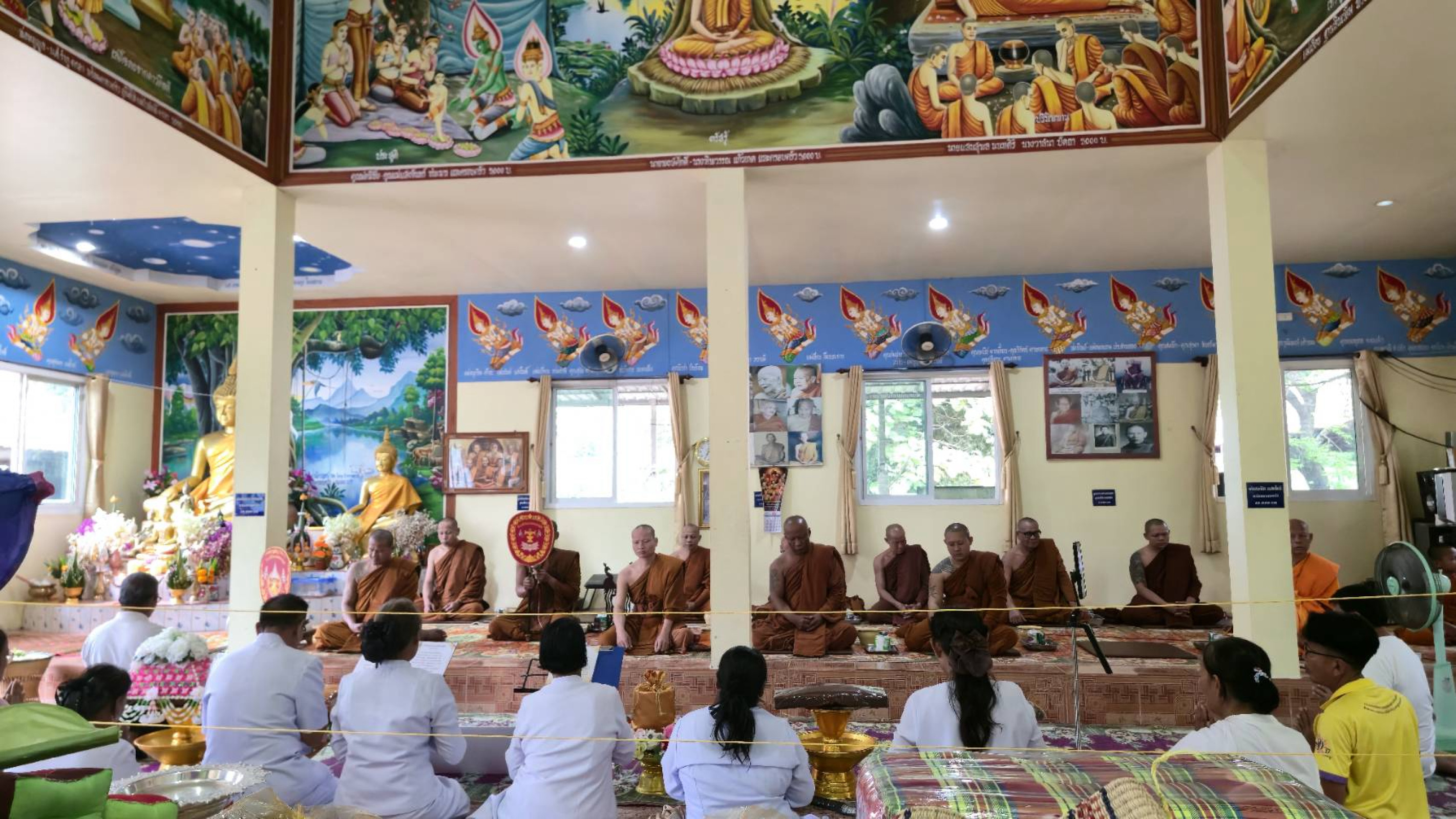 ภาพร่วมพิธีกรรมวัดศิริมงคล