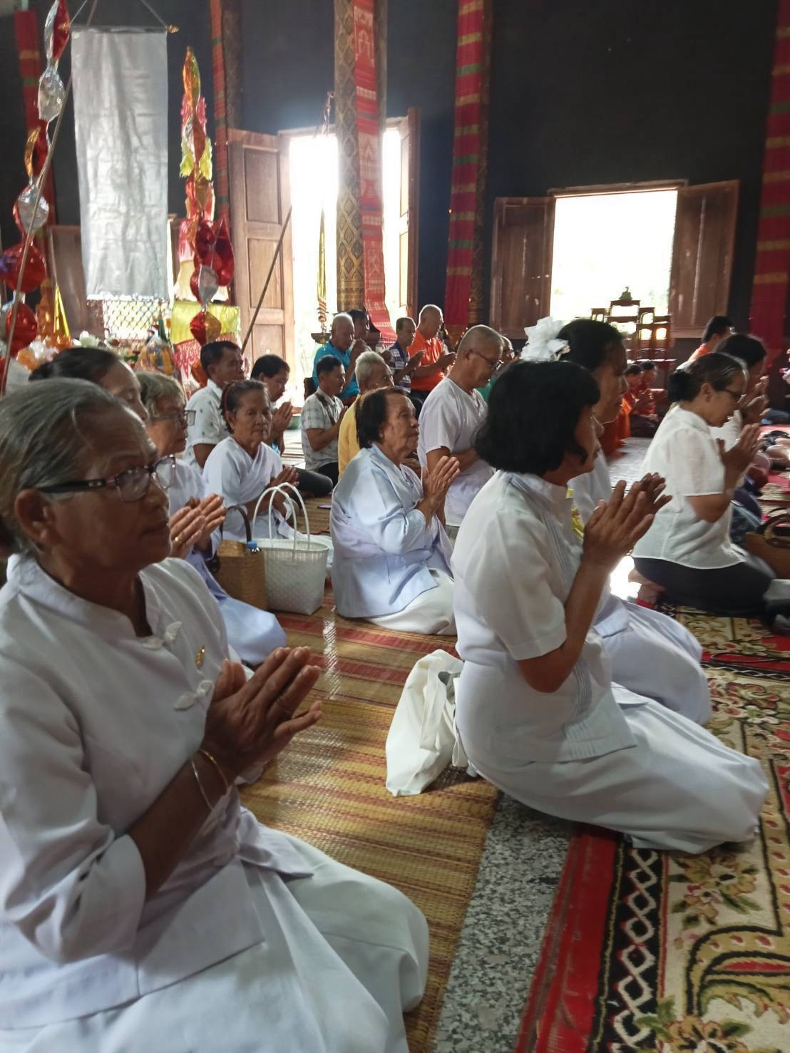 ภาพร่วมพิธีกรรมวัดศรีสุมังคลาราม