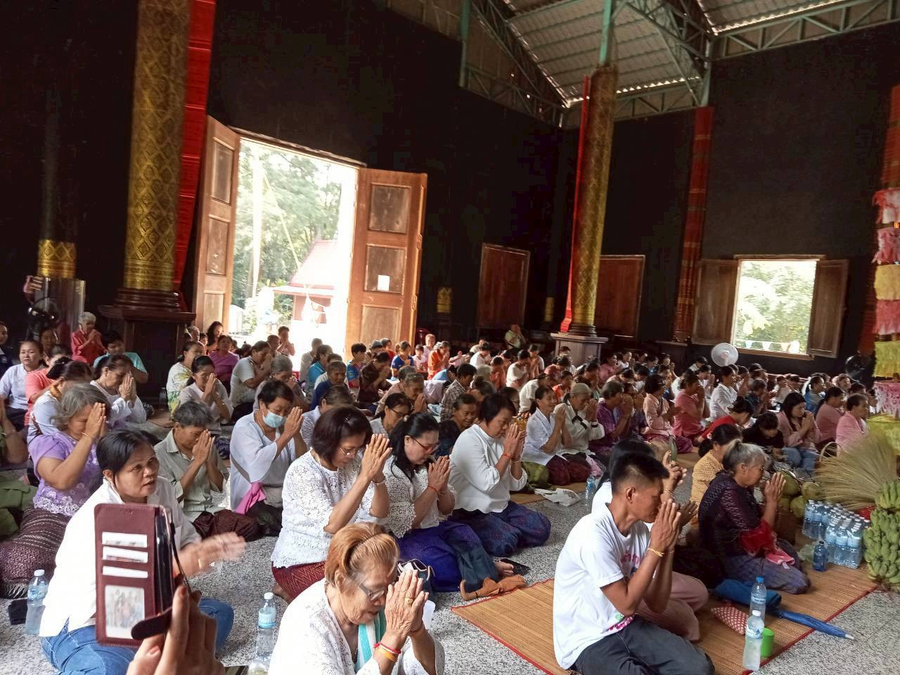 ภาพร่วมพิธีกรรมวัดศรีสุมังคลาราม