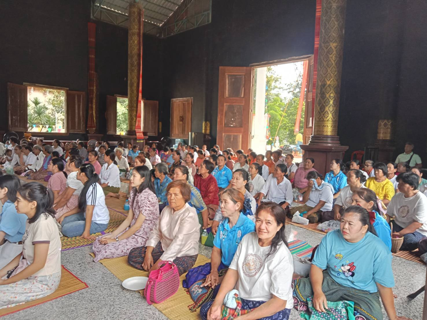 ภาพร่วมพิธีกรรมวัดศรีสุมังคลาราม