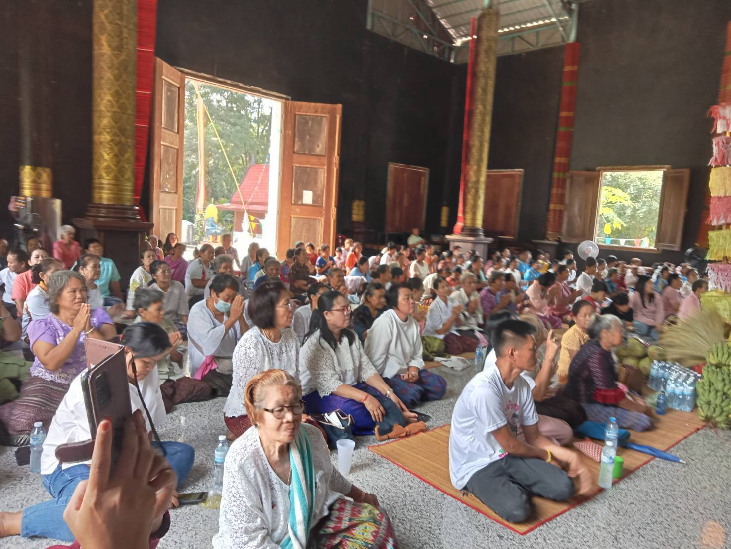 ภาพร่วมพิธีกรรมวัดศรีสุมังคลาราม