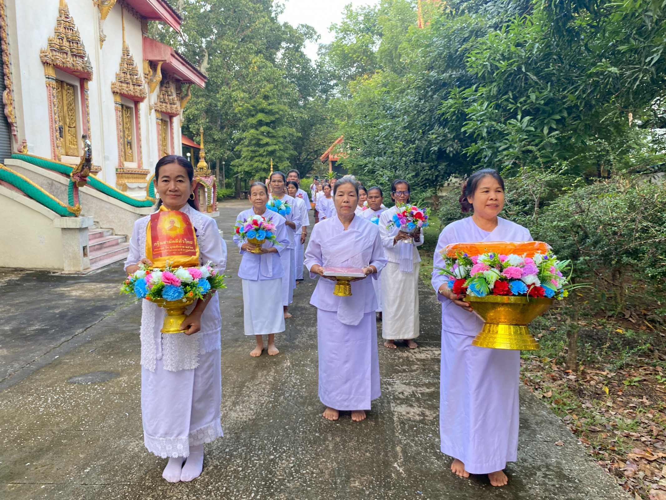 ภาพร่วมขบวนกฐินวัดโชติยาราม