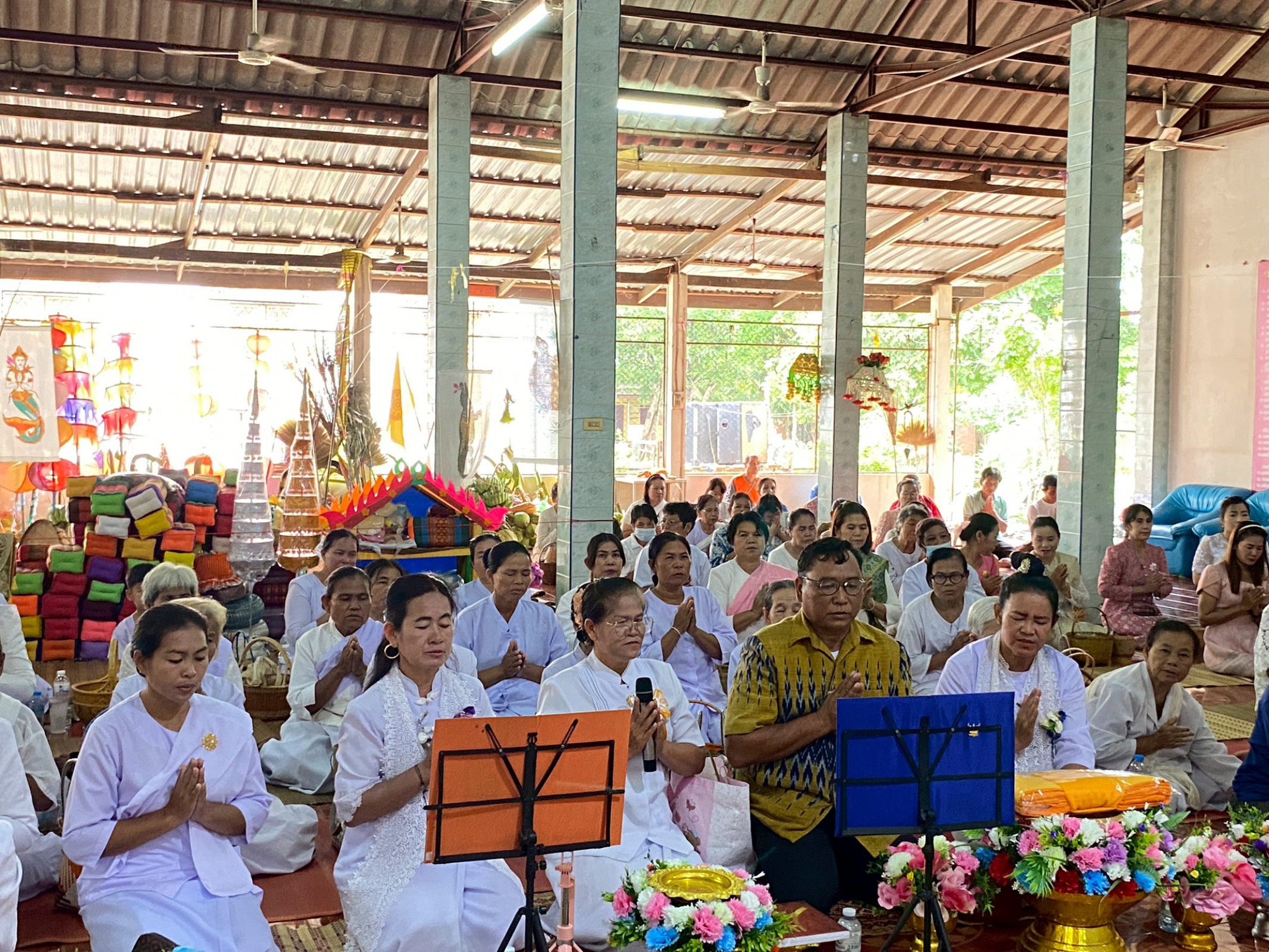 ภาพร่วมพิธีกรรมวัดโชติยาราม
