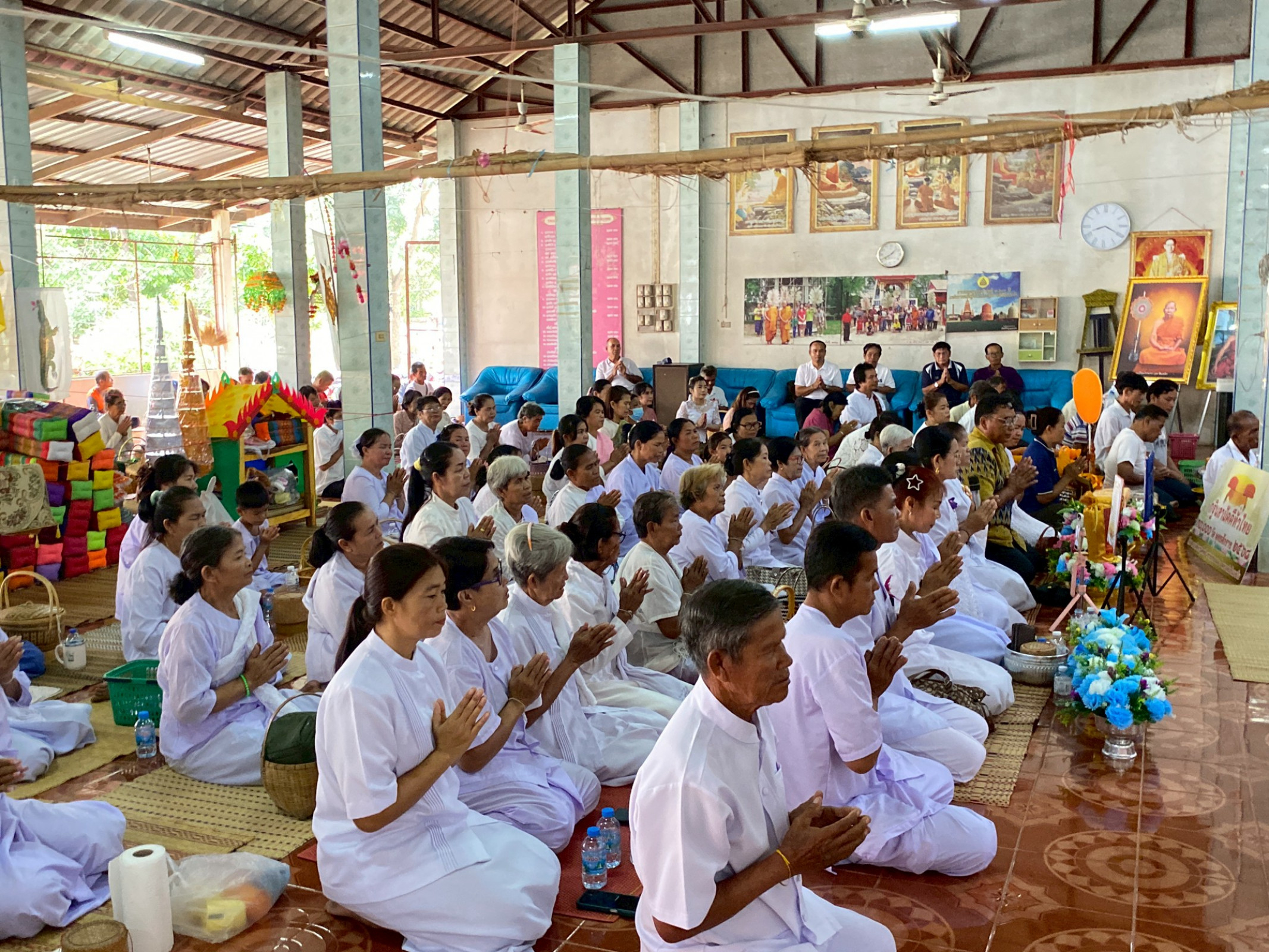 ภาพร่วมพิธีกรรมวัดโชติยาราม