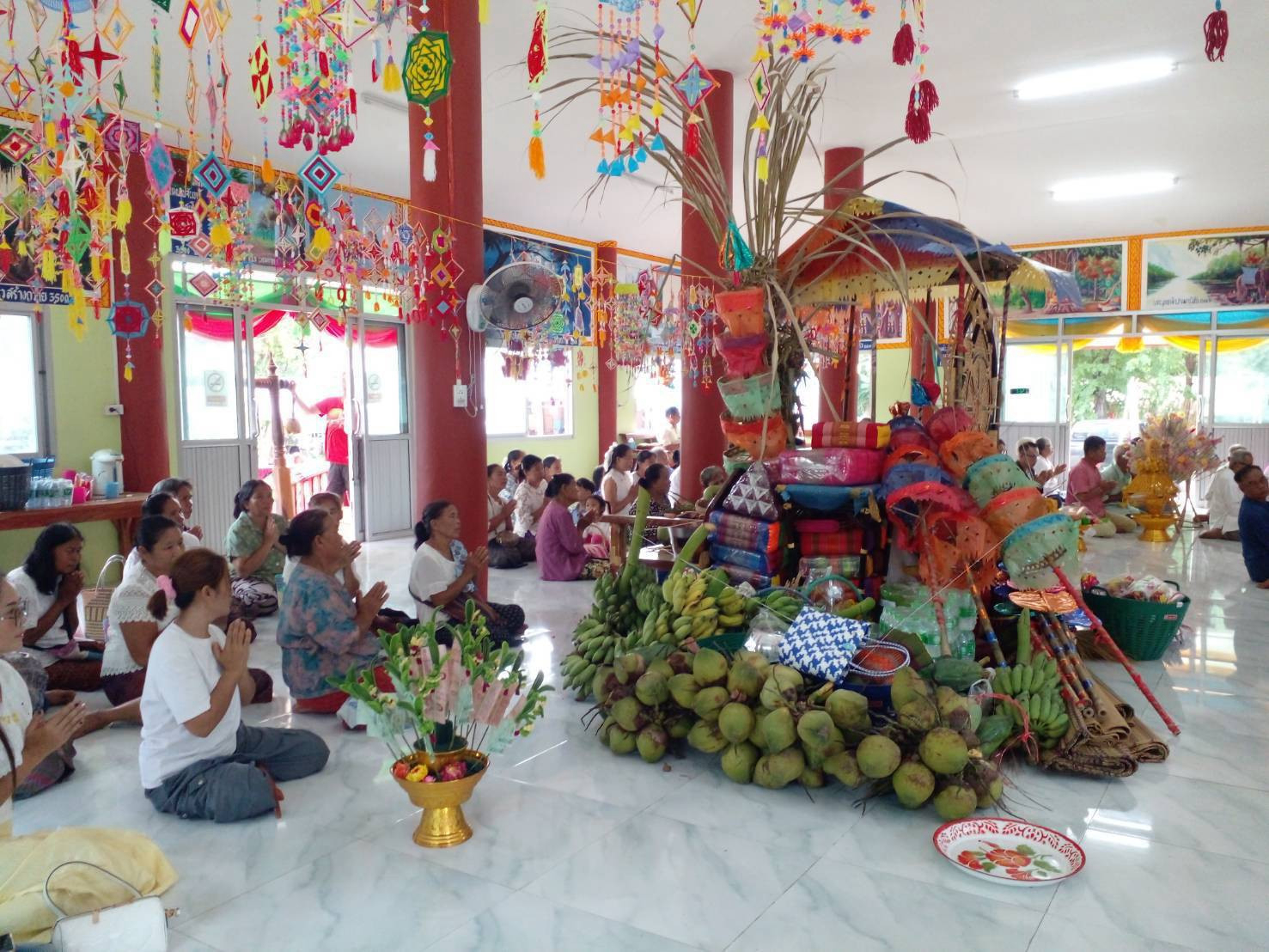 ภาพร่วมพิธีกรรมวัดเวฬุวนาราม