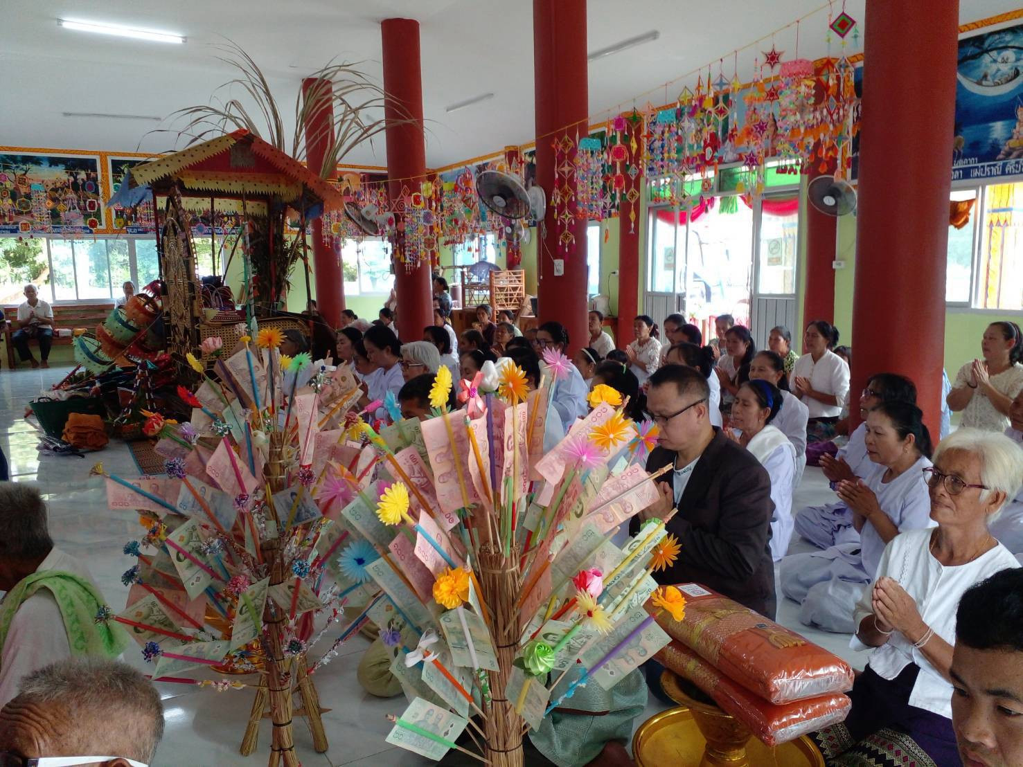 ภาพร่วมพิธีกรรมวัดเวฬุวนาราม