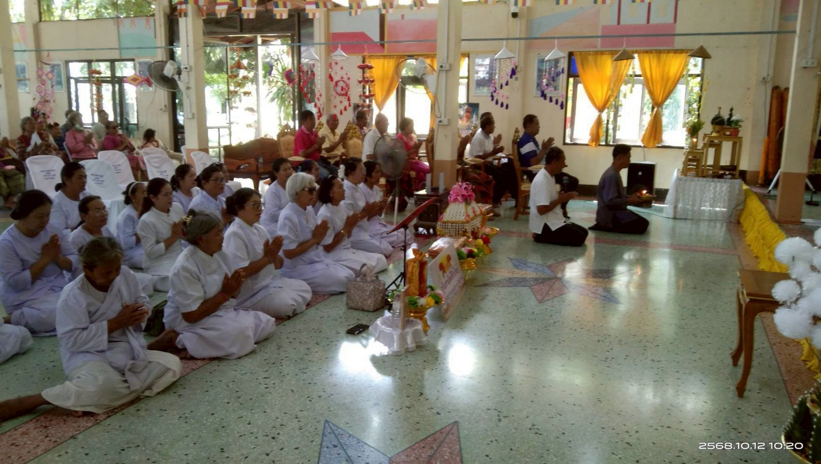 ภาพกล่าวคำถวายกฐินวัดกุศลกิจพิทักษ์