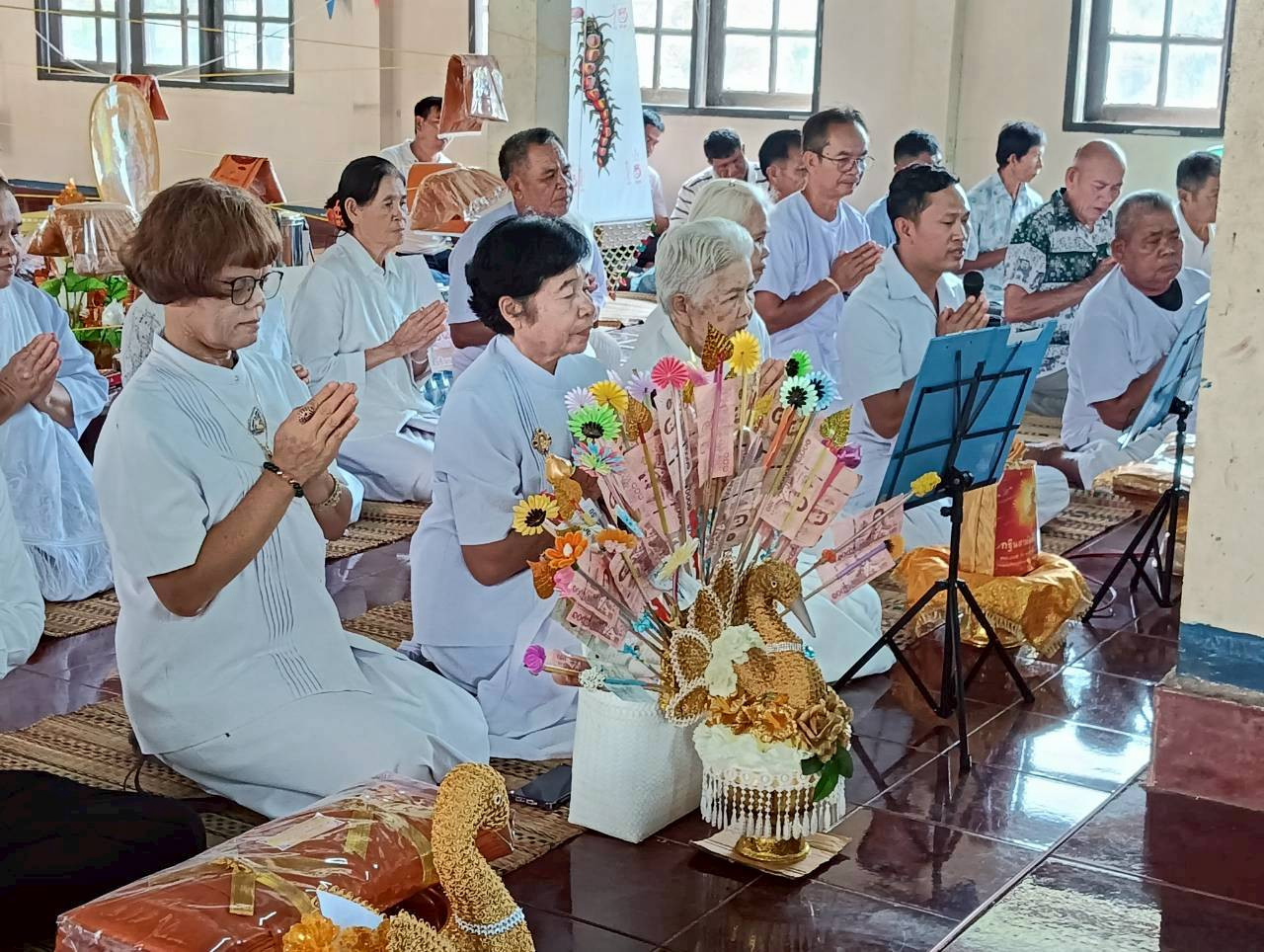 ภาพกล่าวคำถวายกฐินวัดศรีชมภู