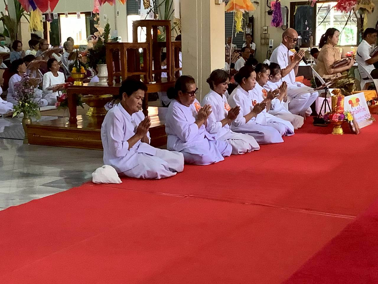 ภาพร่วมพิธีกรรมวัดป่าสามัคคีศิริพัฒนาราม