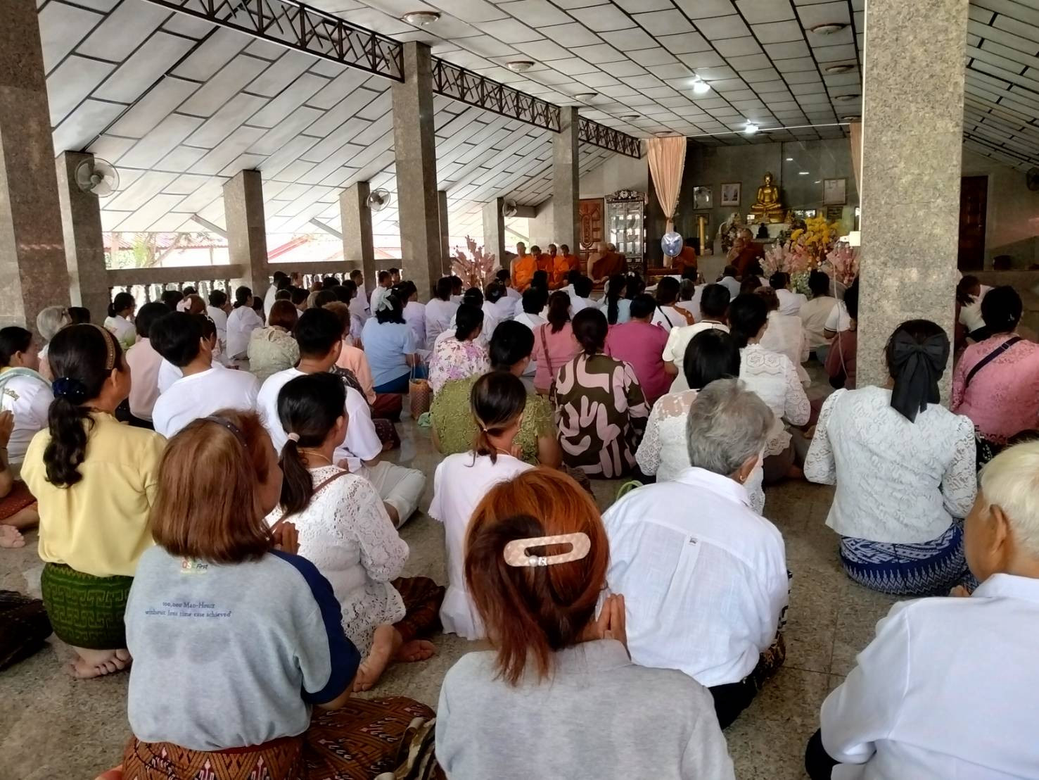 ภาพร่วมพิธีกรรมวัดป่าภูดิน