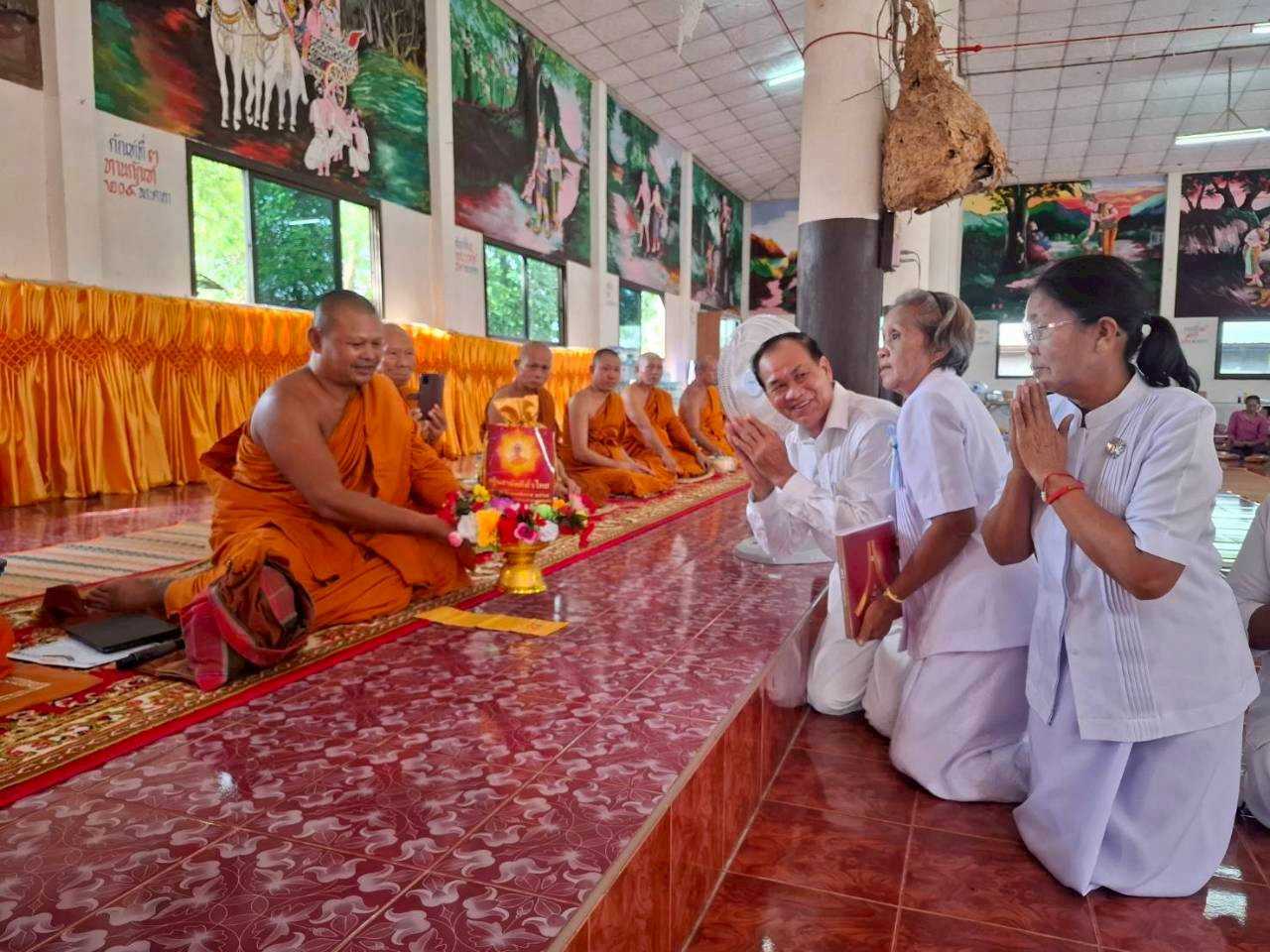 ภาพร่วมพิธีกรรมวัดสุทธิวิเวกวิทยาราม