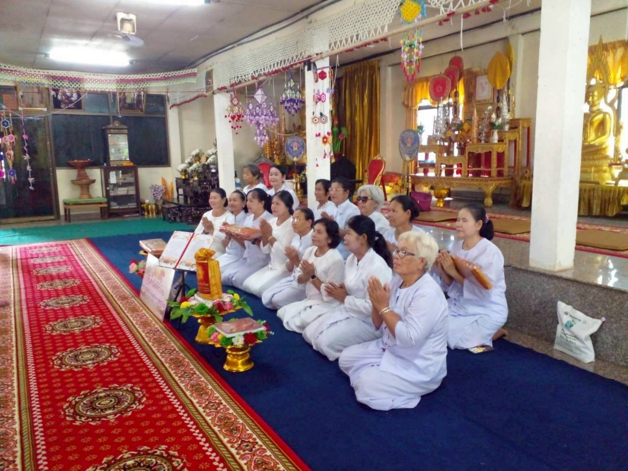 ภาพร่วมพิธีกรรมวัดโนนรัง ก.