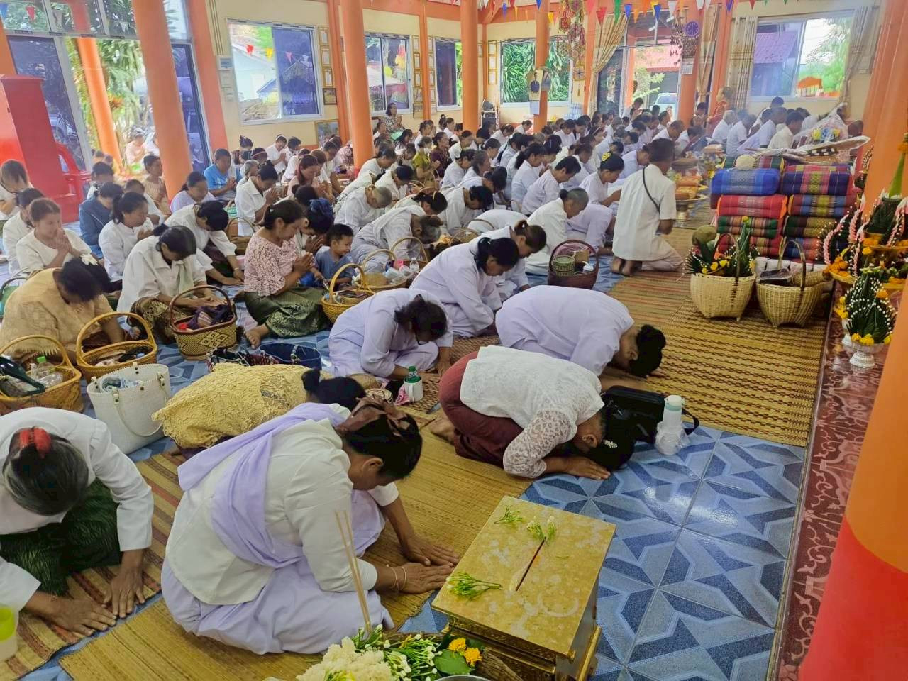 ภาพร่วมพิธีกรรมวัดบุพพวนาราม
