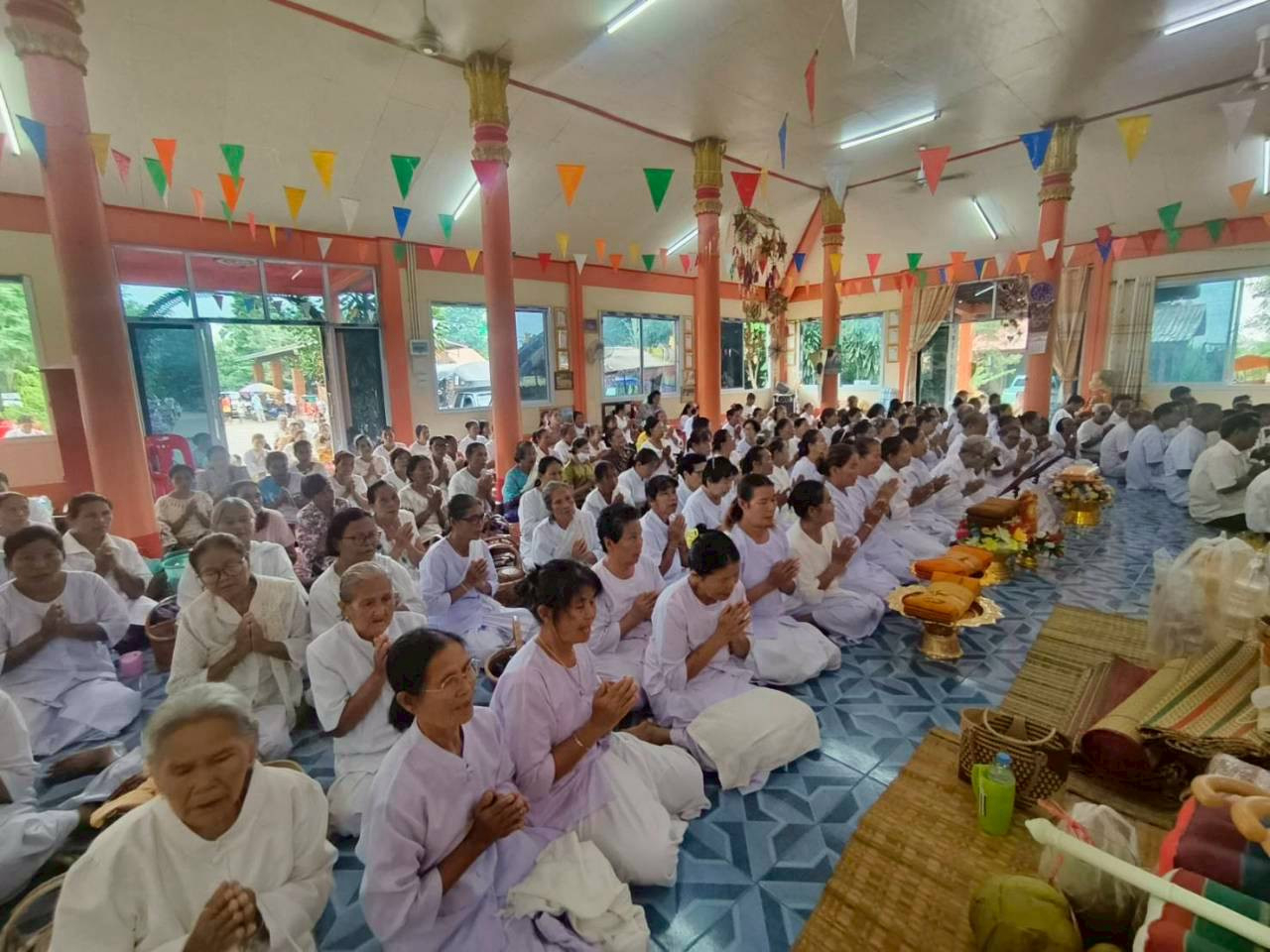 ภาพร่วมพิธีกรรมวัดบุพพวนาราม