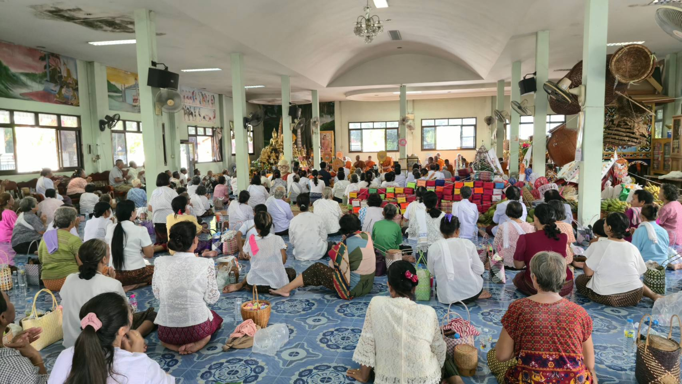 ภาพร่วมพิธีกรรมวัดชัยชนะวิทยาราม