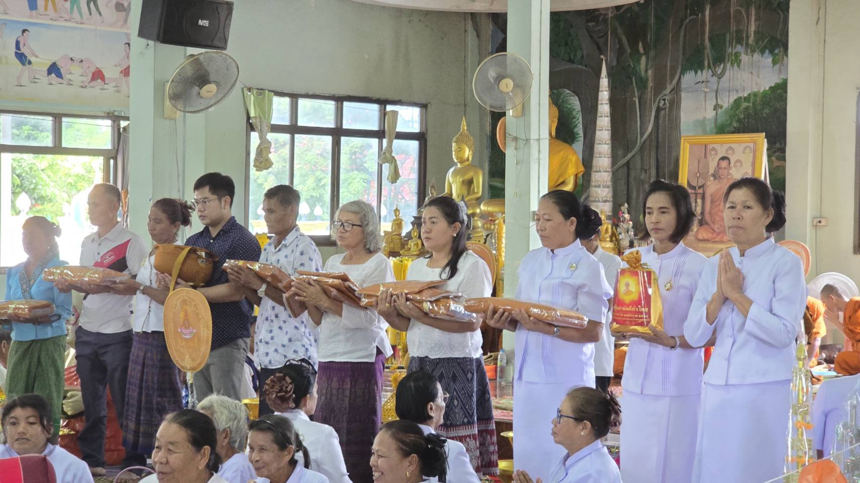 ภาพร่วมพิธีกรรมวัดชัยชนะวิทยาราม