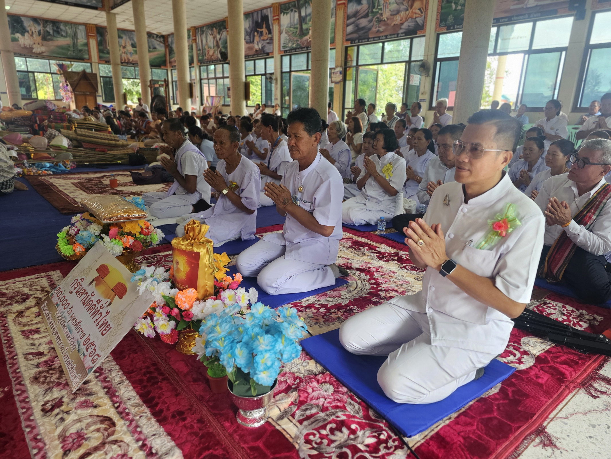 ภาพร่วมพิธีกรรมวัดมัชฌิมโพธิการาม