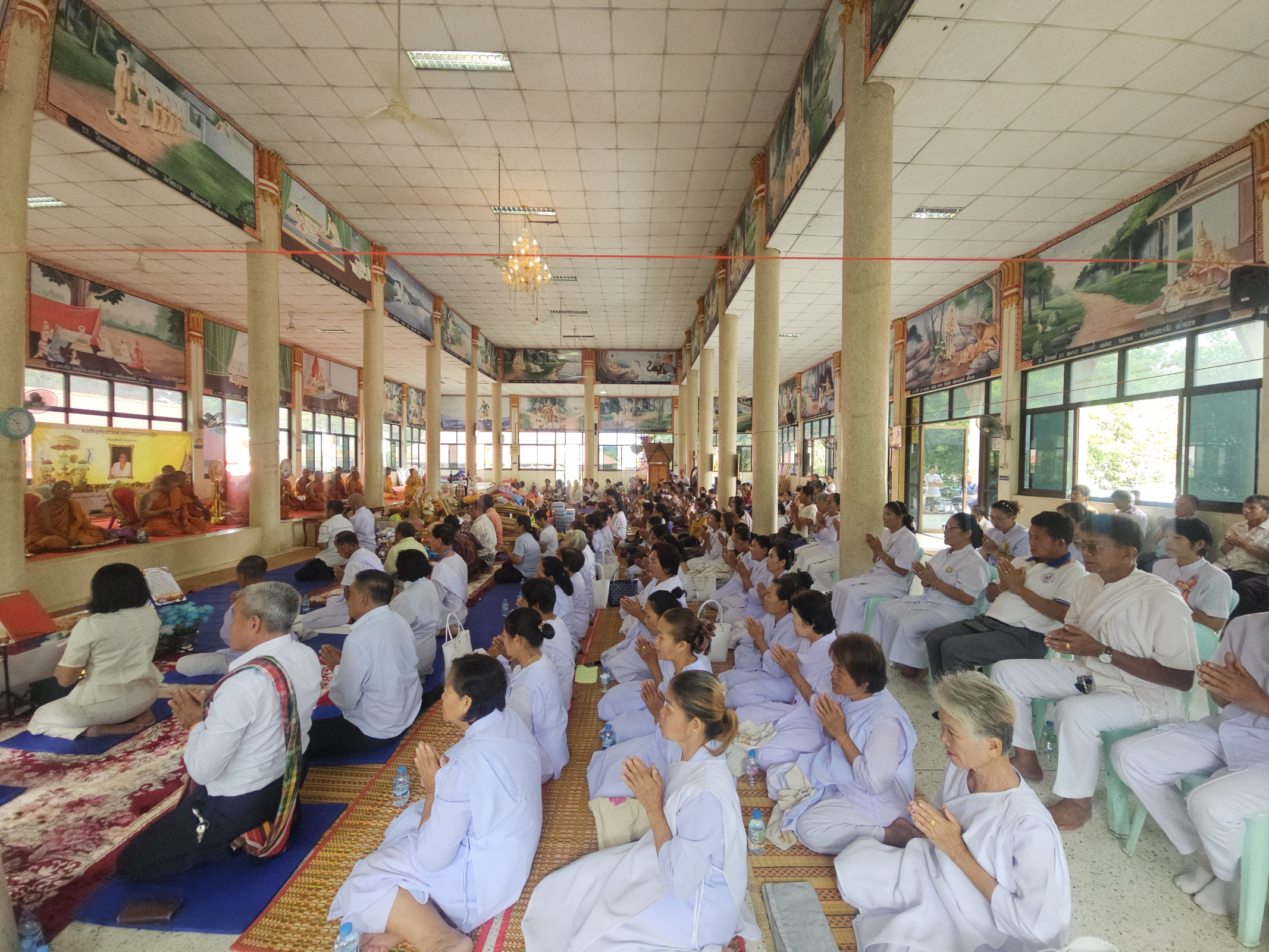 ภาพร่วมพิธีกรรมวัดมัชฌิมโพธิการาม