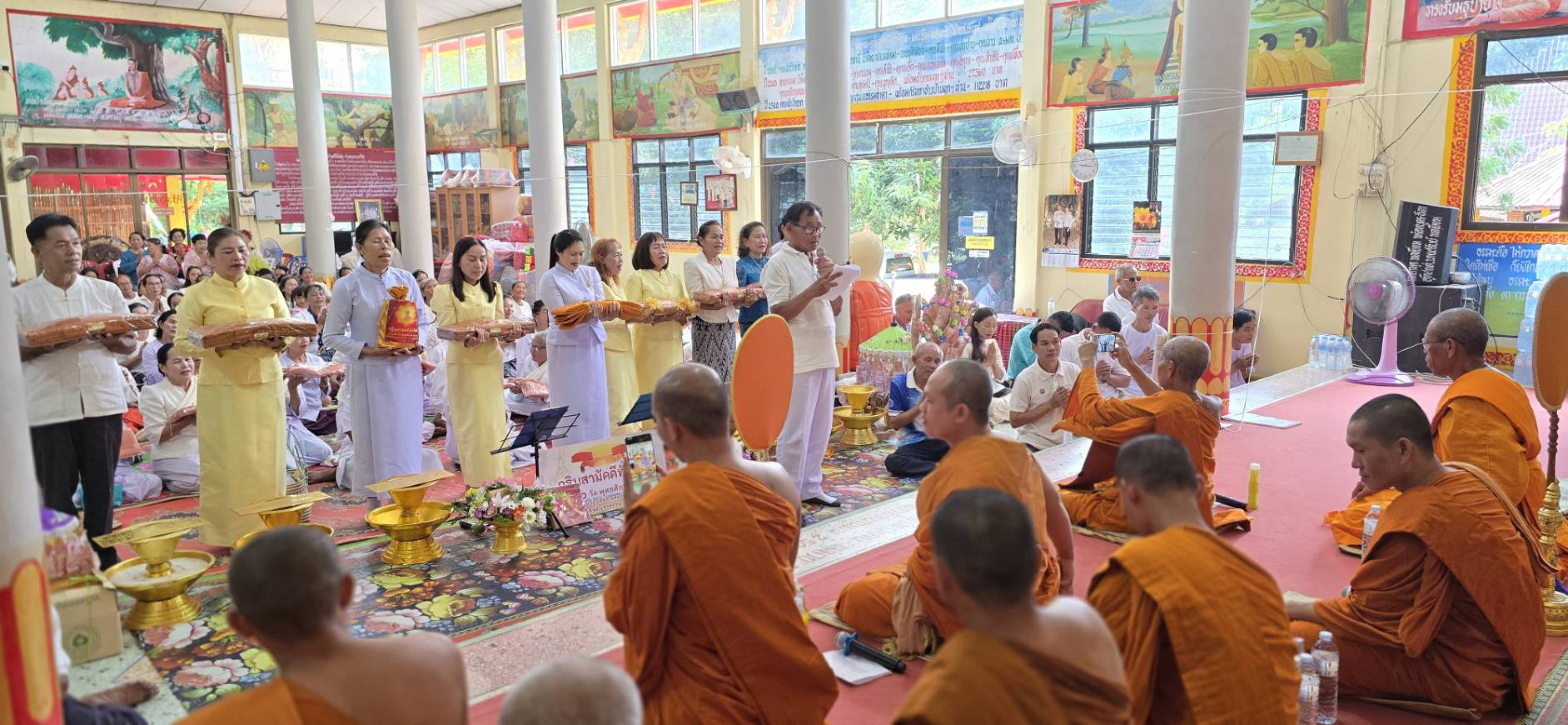 ภาพร่วมพิธีกรรมวัดสว่างศรีวิลัย