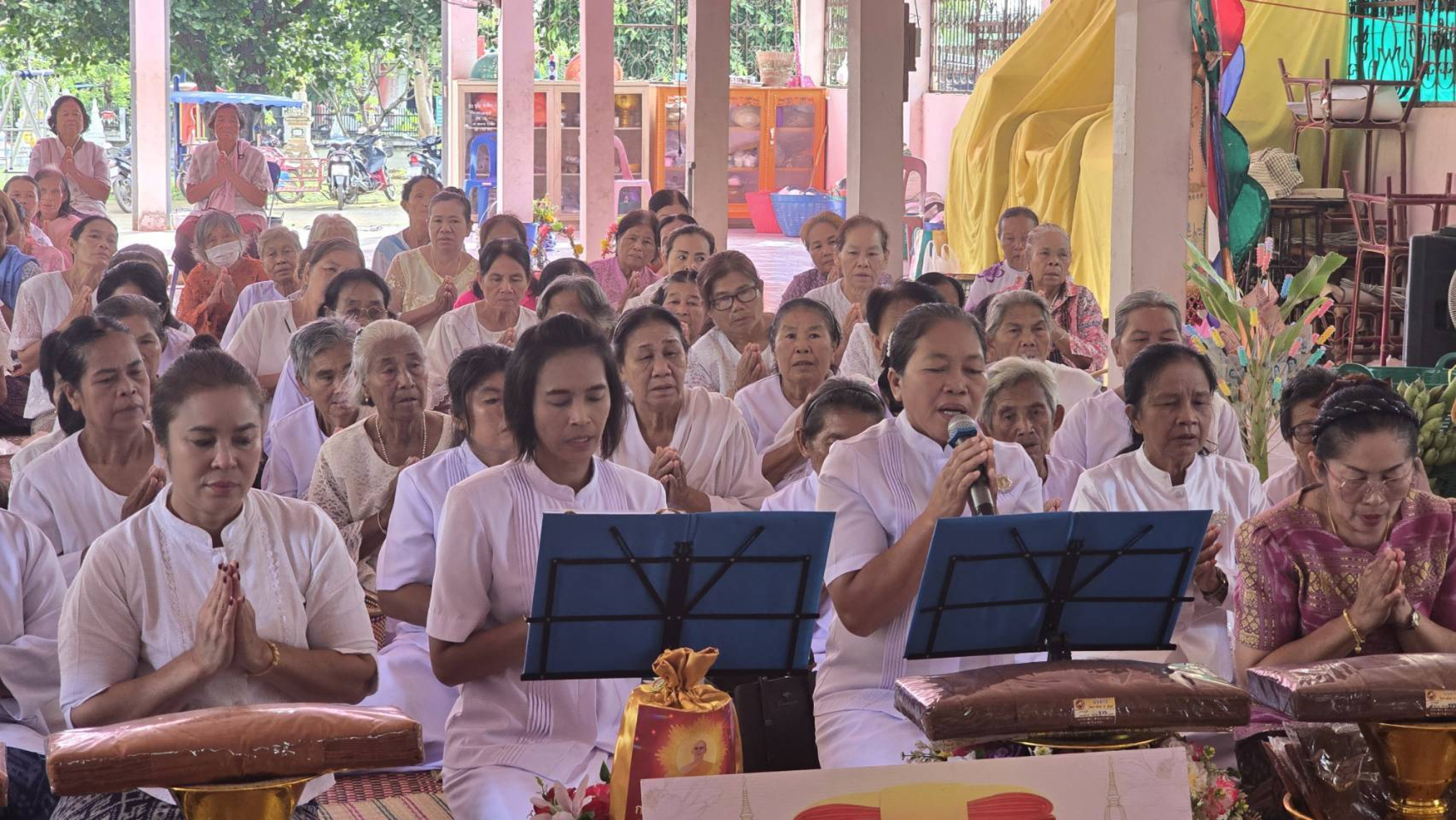 ภาพกล่าวคำถวายกฐินวัดจอมมณี