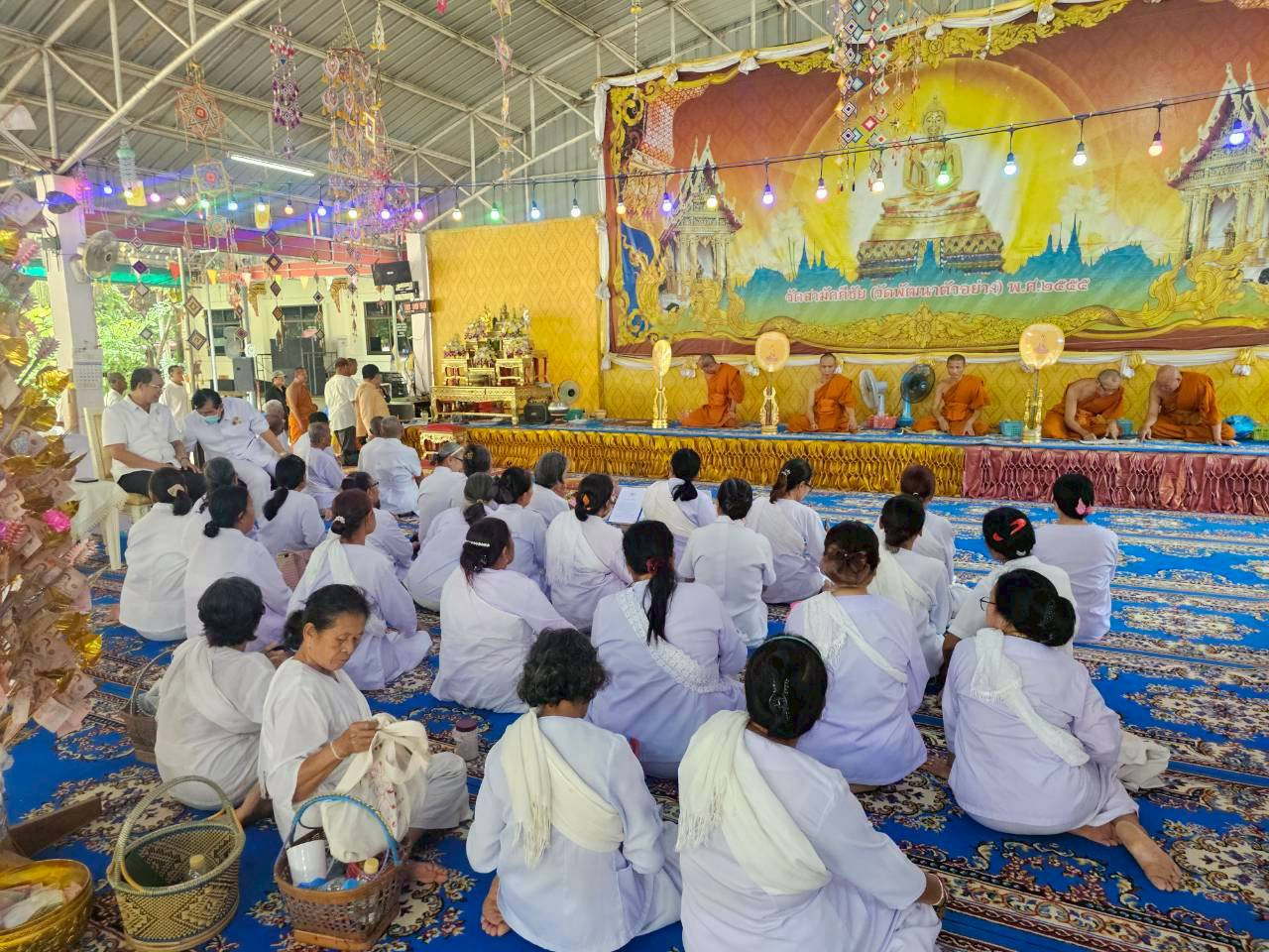 ภาพร่วมพิธีกรรมวัดสามัคคีชัย