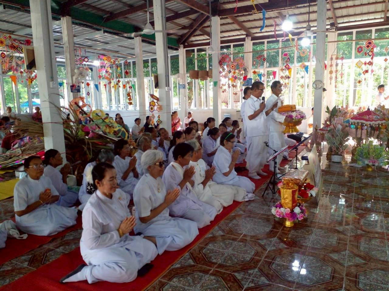 ภาพร่วมพิธีกรรมวัดวังโพนสุทธาวาส