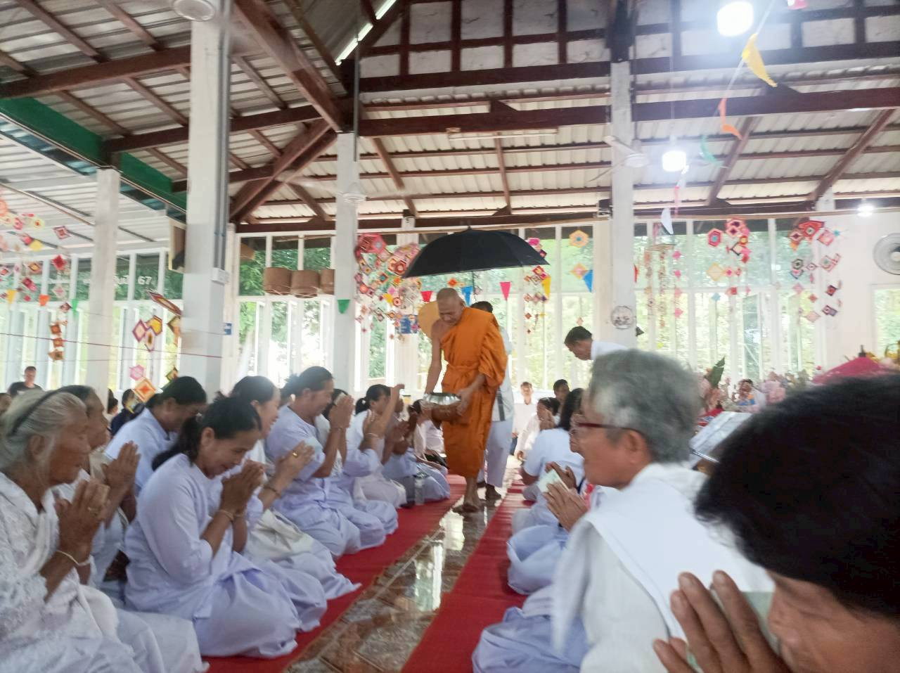 ภาพร่วมพิธีกรรมวัดวังโพนสุทธาวาส