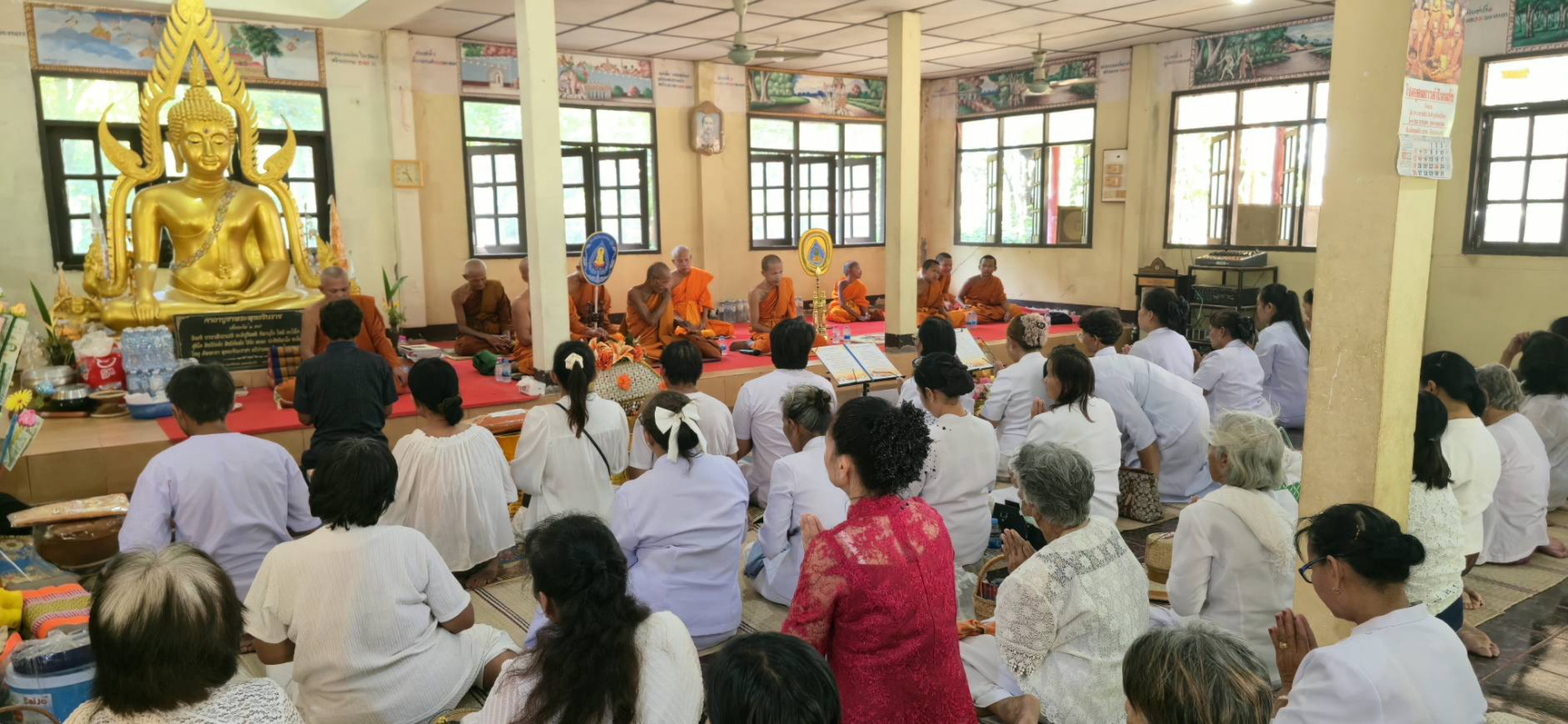 ภาพร่วมพิธีกรรมวัดทวีนิคม