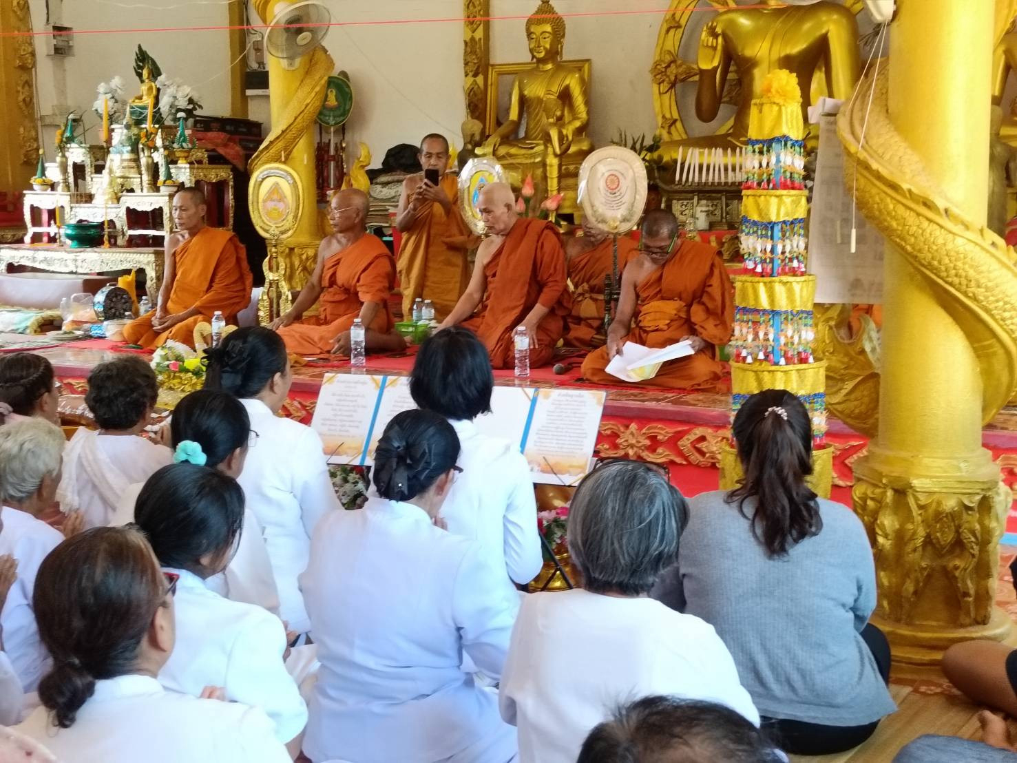 ภาพร่วมพิธีกรรมวัดพรหมประสิทธิ์