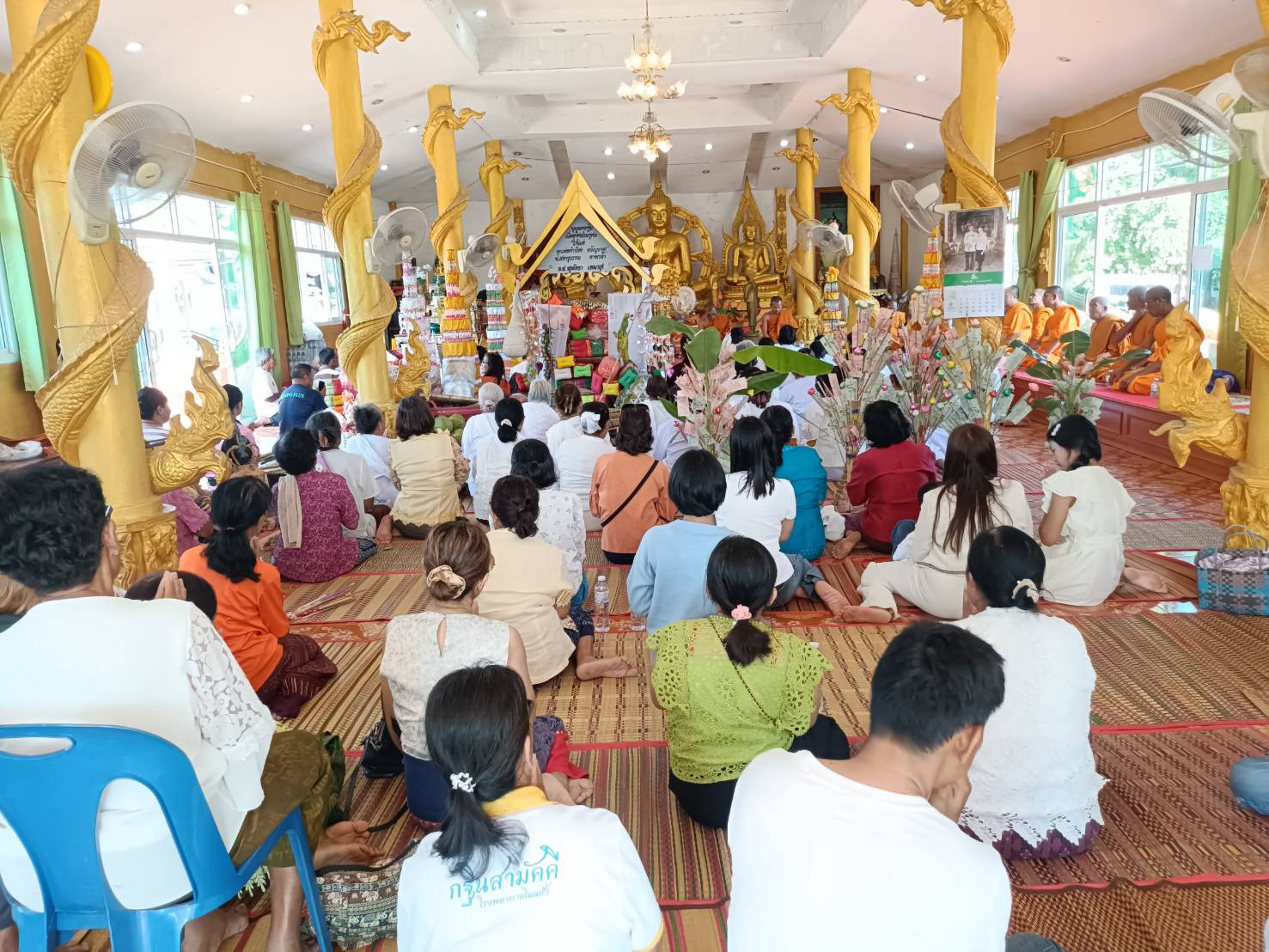 ภาพร่วมพิธีกรรมวัดพรหมประสิทธิ์