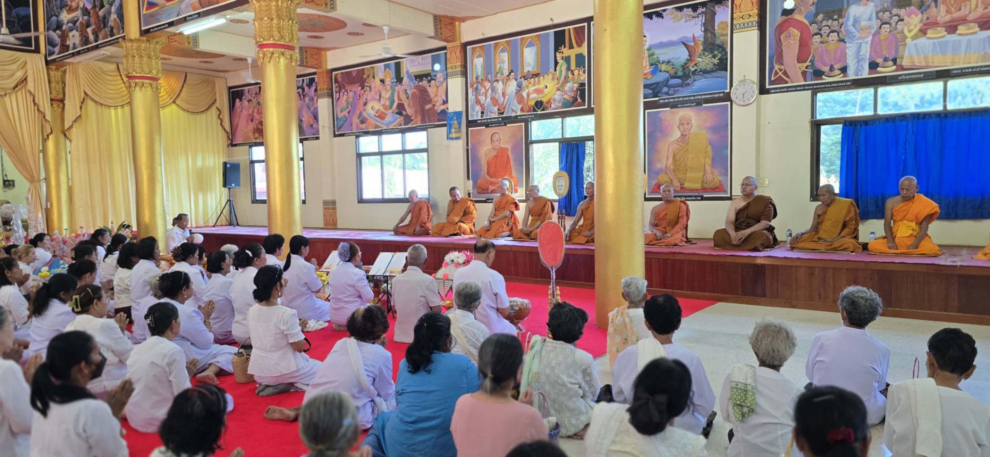 ภาพร่วมพิธีกรรมวัดนันทวิชัย