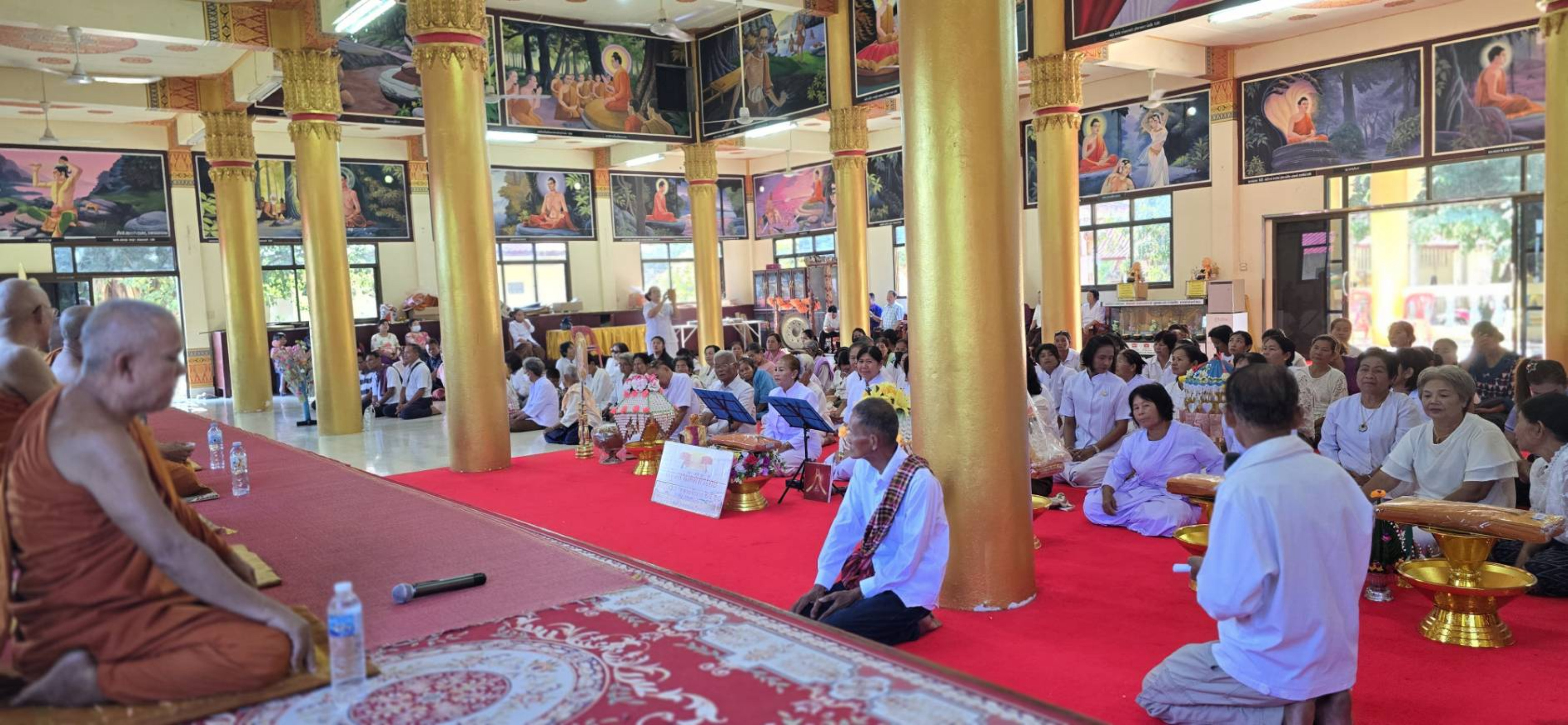 ภาพร่วมพิธีกรรมวัดนันทวิชัย