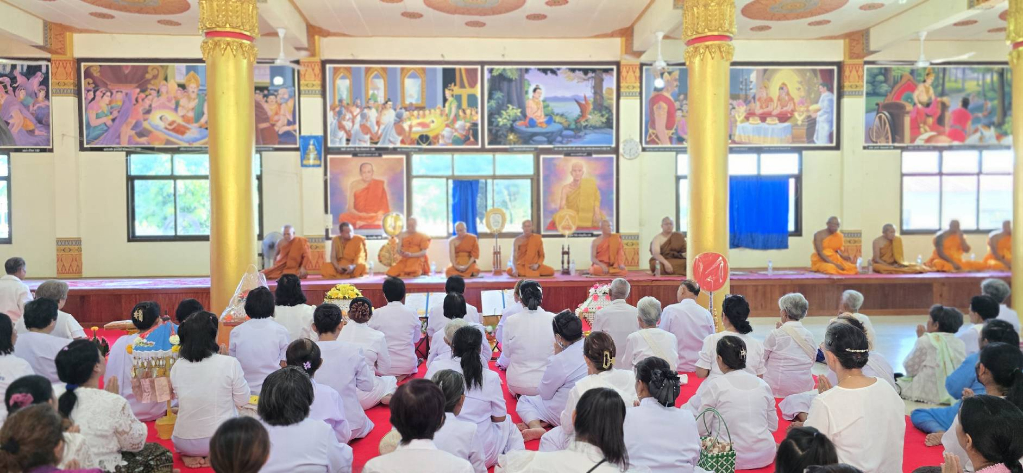 ภาพร่วมพิธีกรรมวัดนันทวิชัย