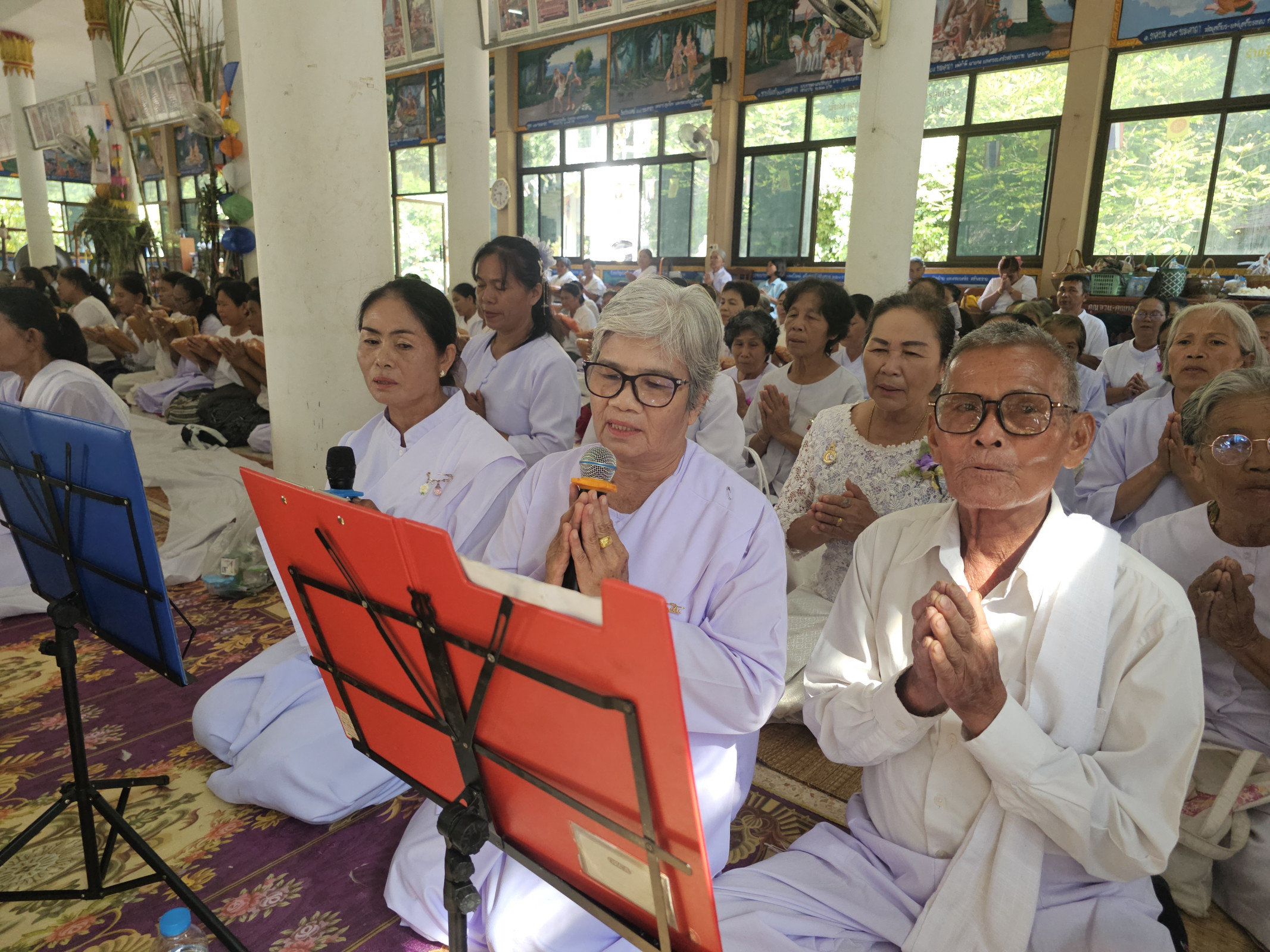 ภาพกล่าวคำถวายกฐินวัดราษฎร์สามัคคี