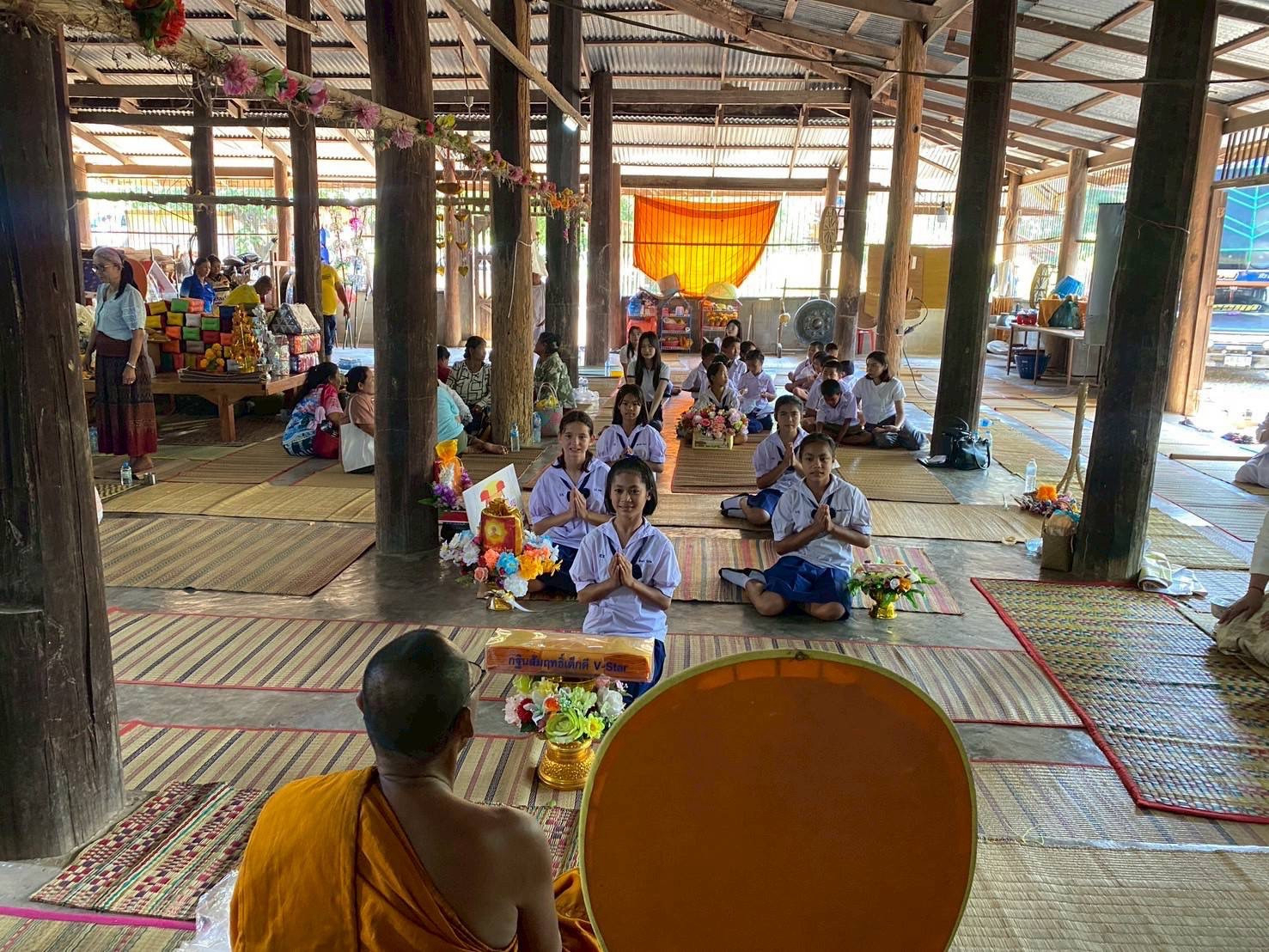 ภาพร่วมพิธีกรรมวัดโคกศรีสะอาด