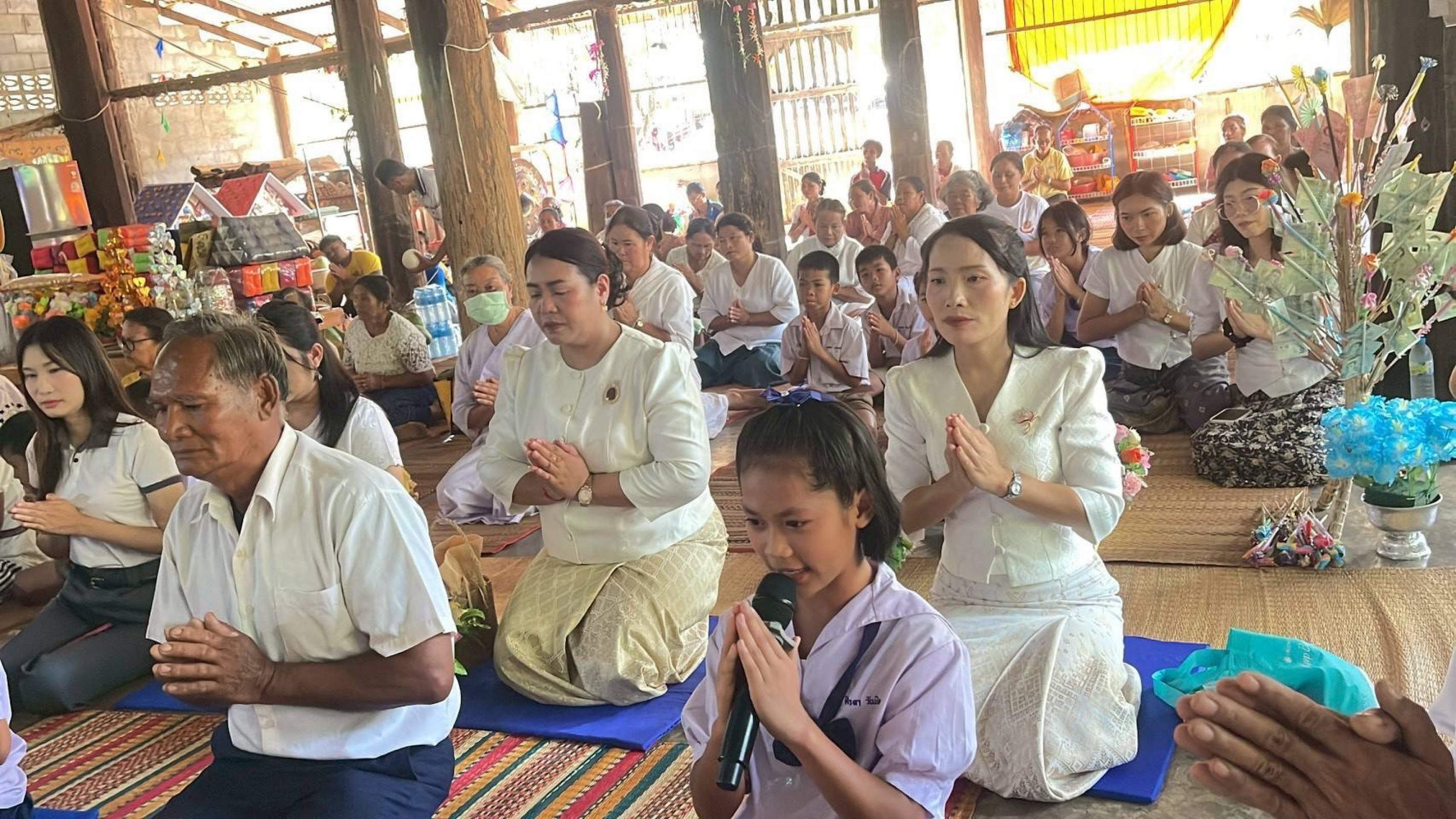 ภาพร่วมพิธีกรรมวัดโคกศรีสะอาด