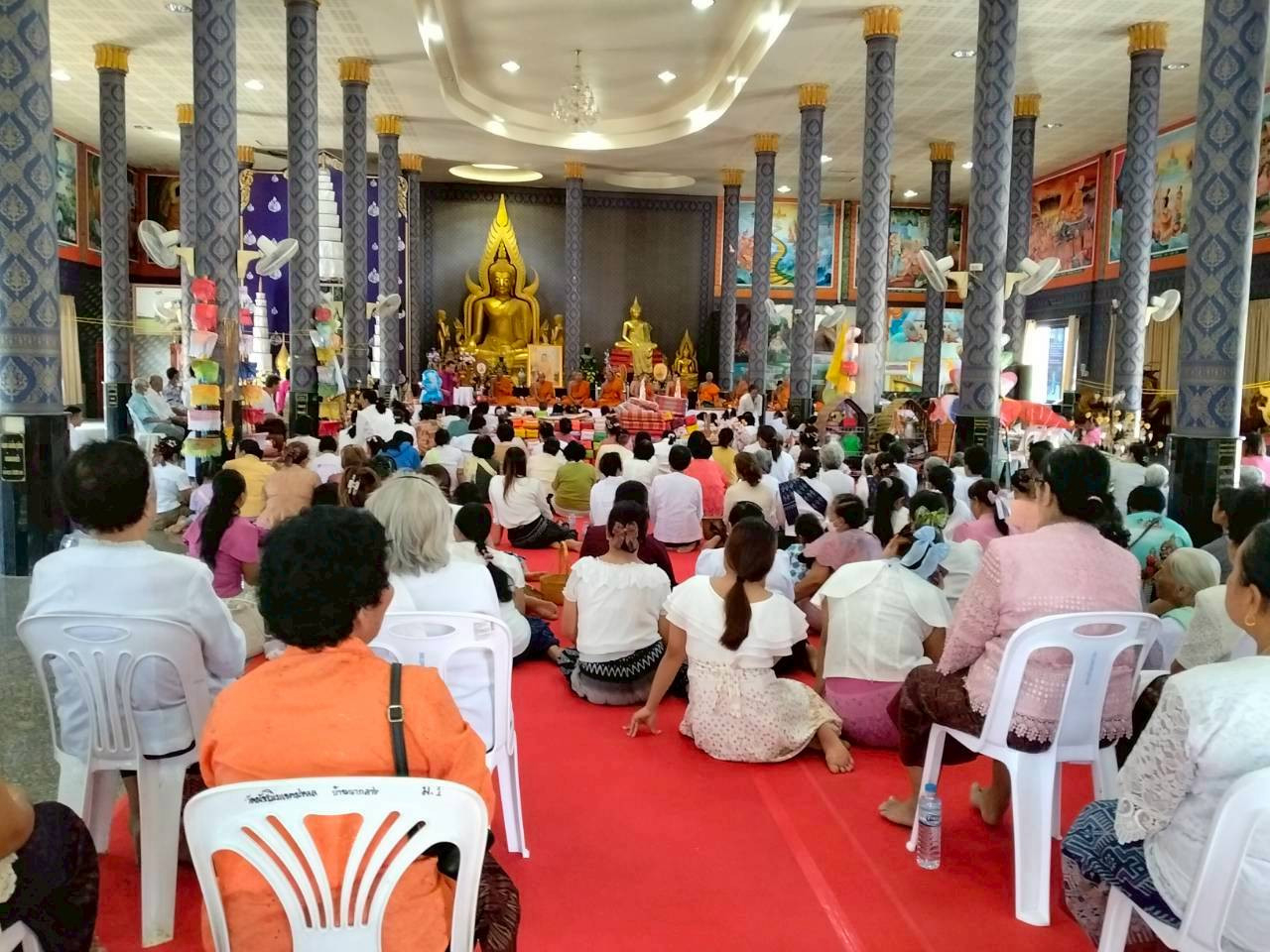 ภาพร่วมพิธีกรรมวัดมัชฌิมเขตมงคล