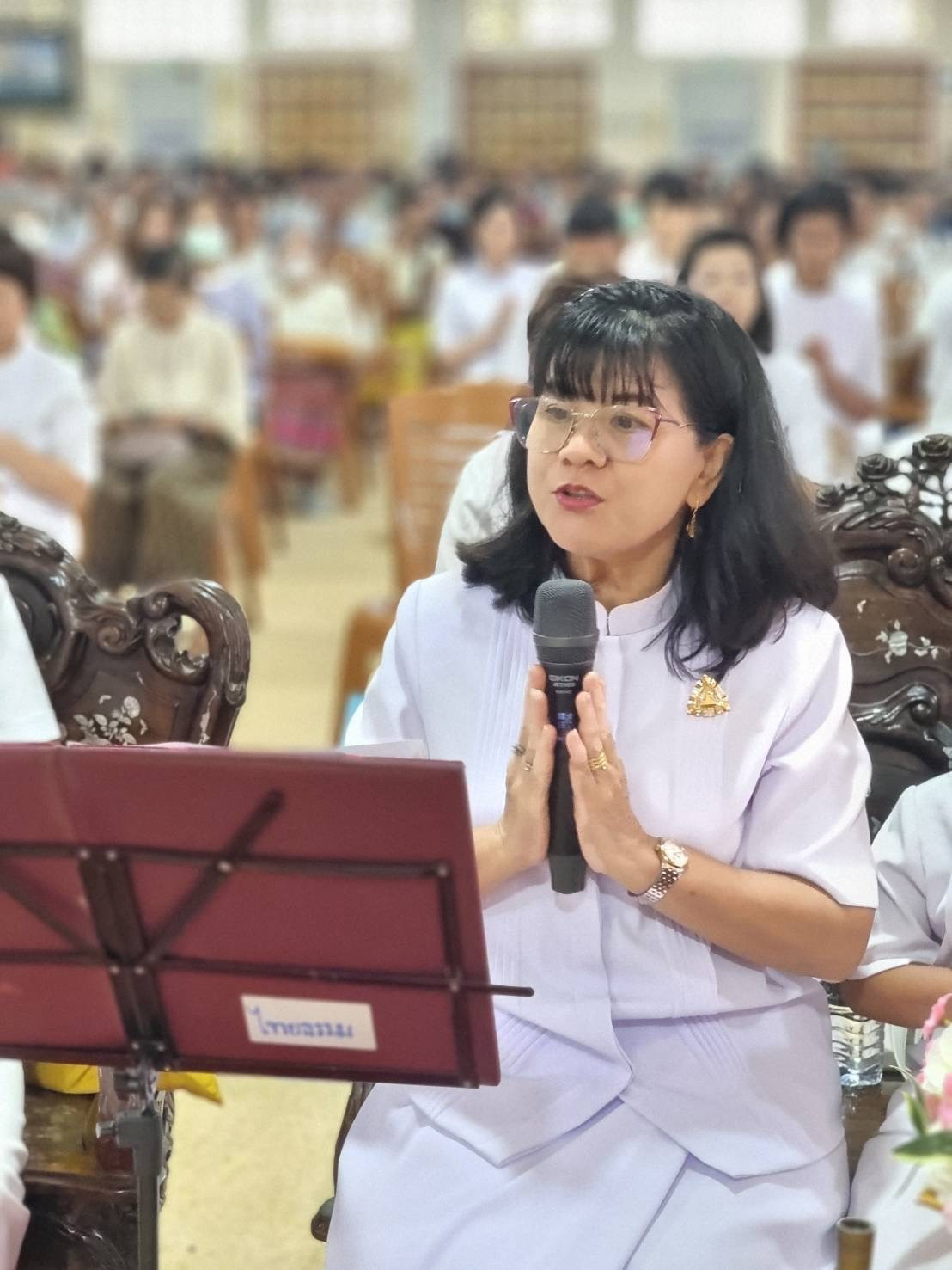 ภาพกล่าวคำถวายกฐินวัดสุวรรณประสิทธิ์