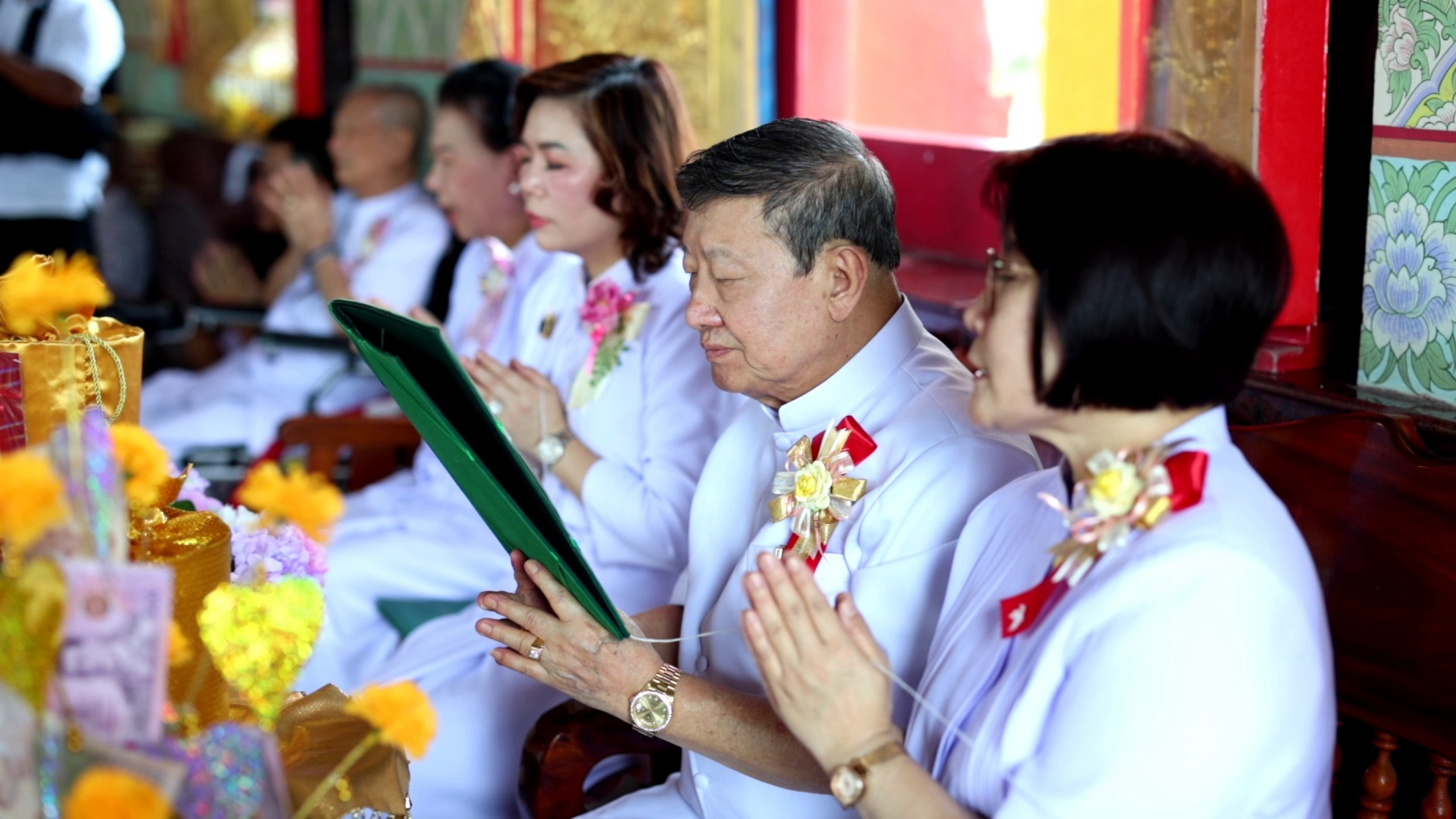 ภาพกล่าวคำถวายกฐินวัดสะพาน