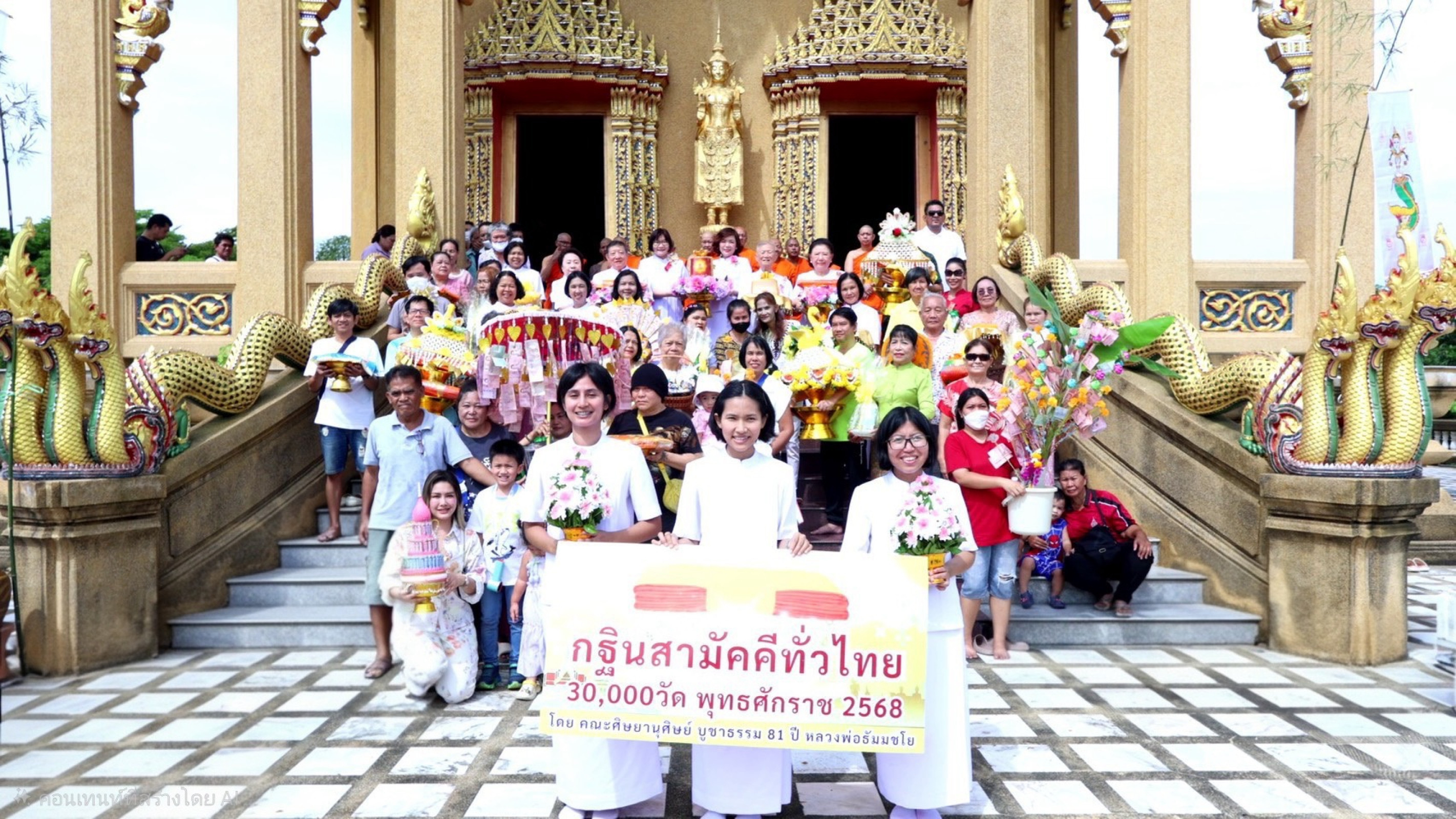 ภาพร่วมพิธีกรรมวัดสะพาน