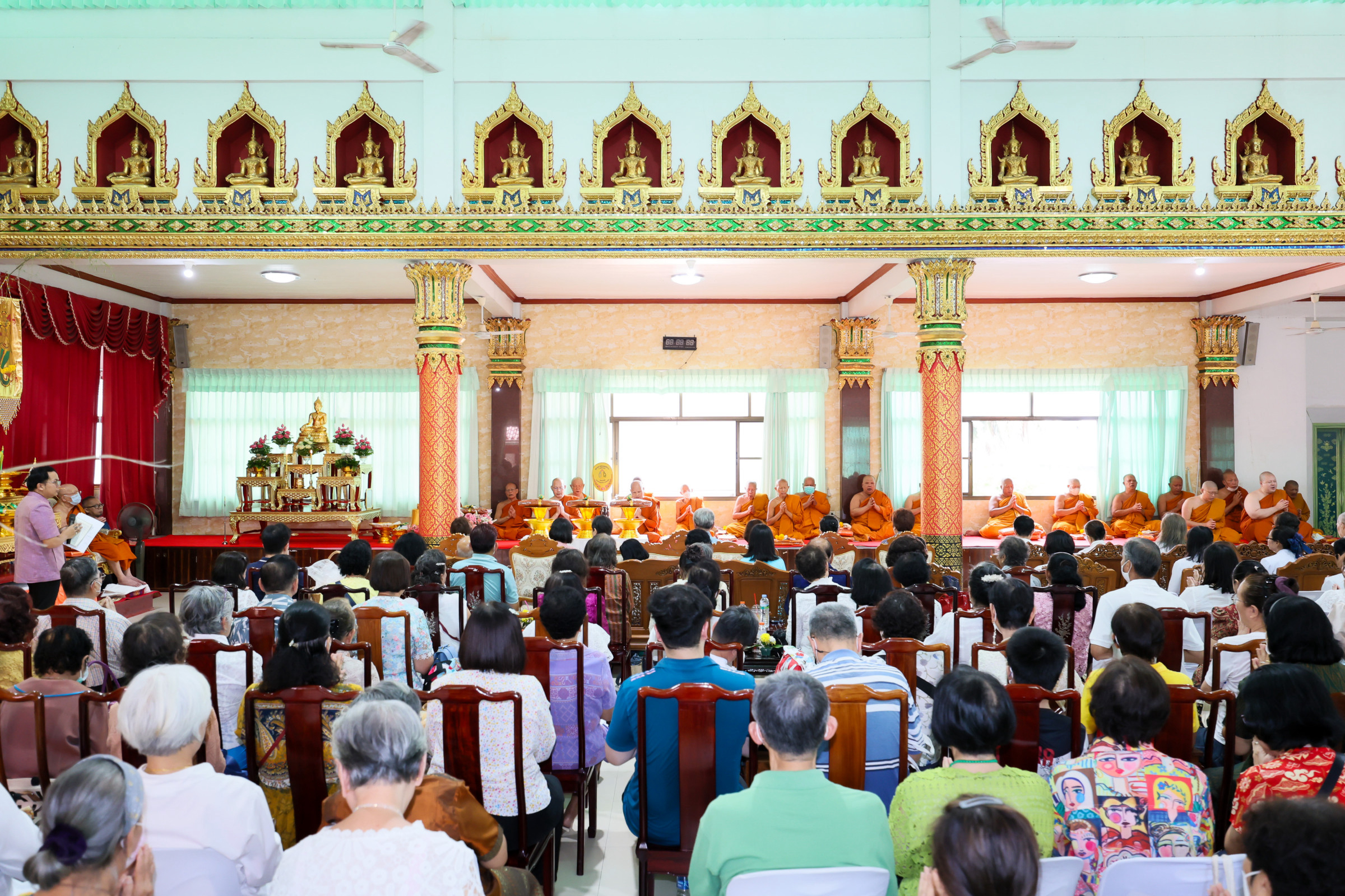 ภาพร่วมพิธีกรรมวัดทัศนารุณสุนทริการาม