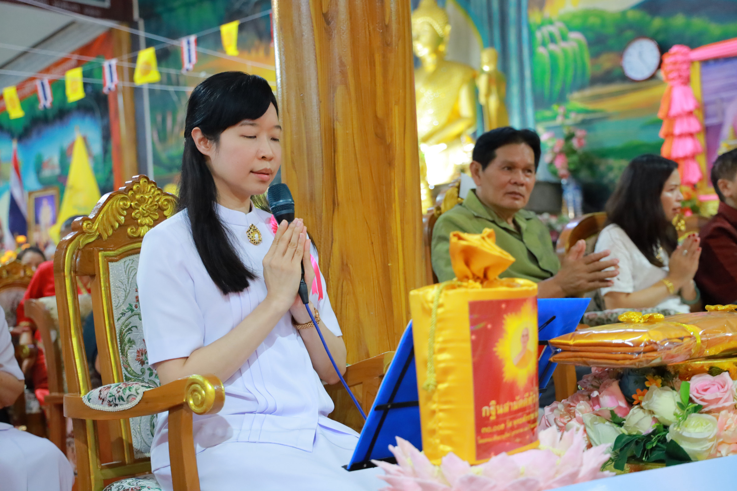 ภาพกล่าวคำถวายกฐินวัดเจริญธรรมาราม